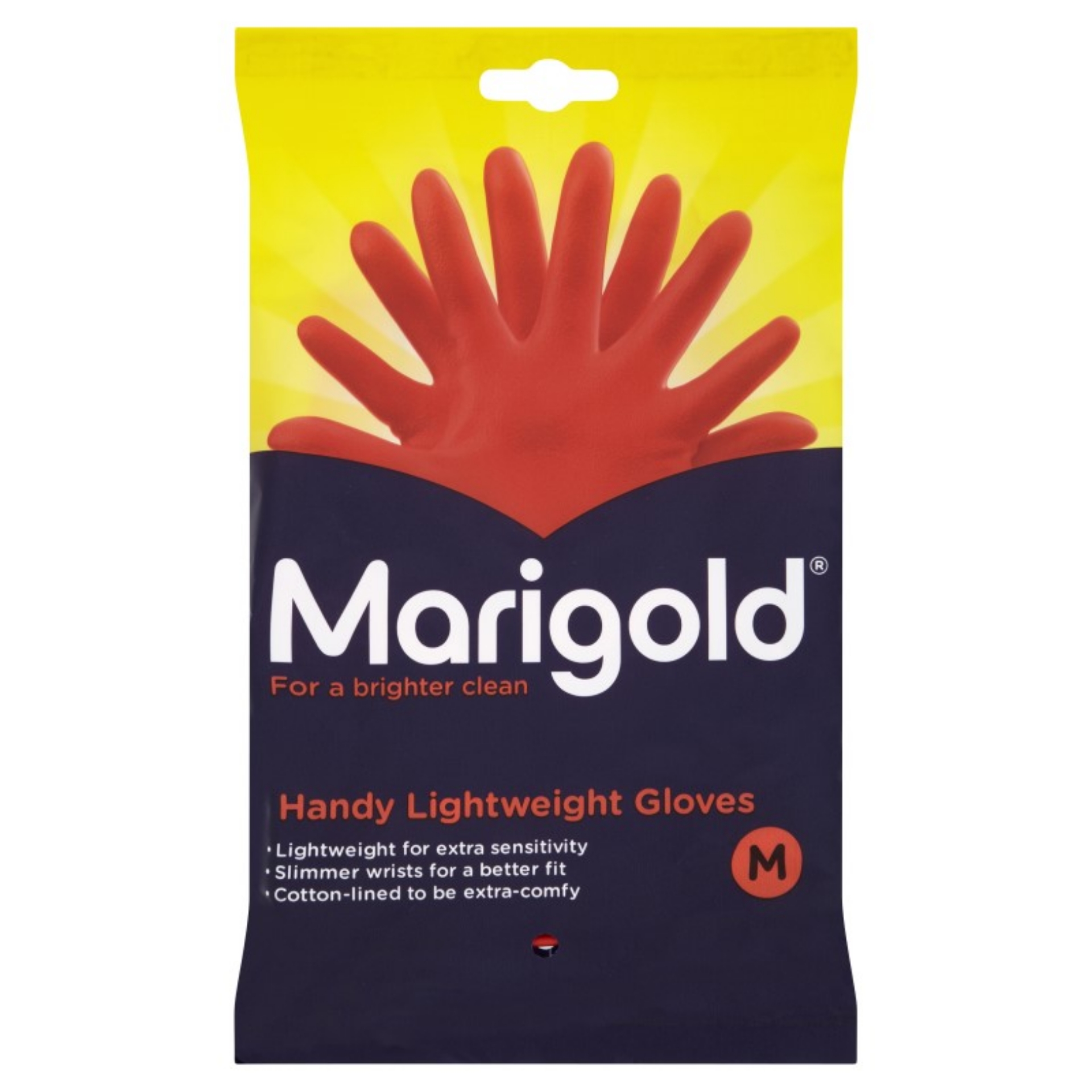 Picture of MARIGOLD RUBBER HANDY GLOVES - MEDIUM CO:MY