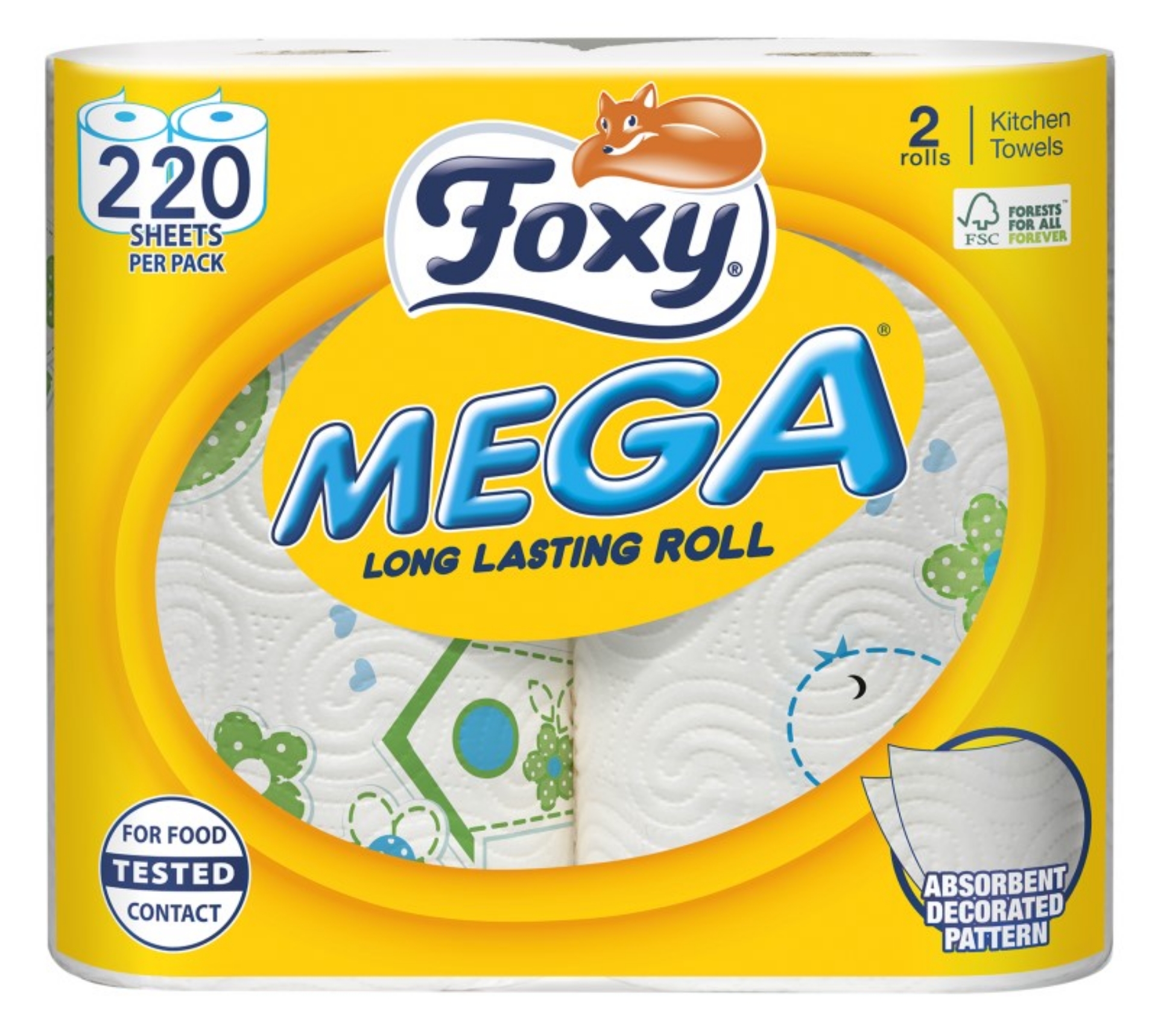Picture of FOXY MEGA - KITCHEN TOWEL ROLL 2ply (eu/plt)