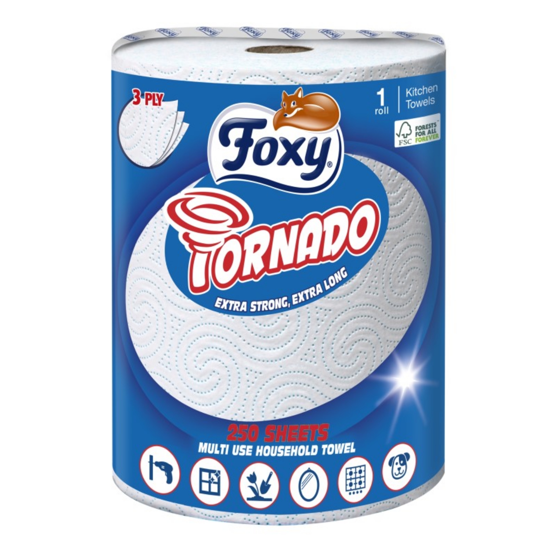 Picture of FOXY TORNADO - KITCHEN TOWEL 3ply (eu/plt)