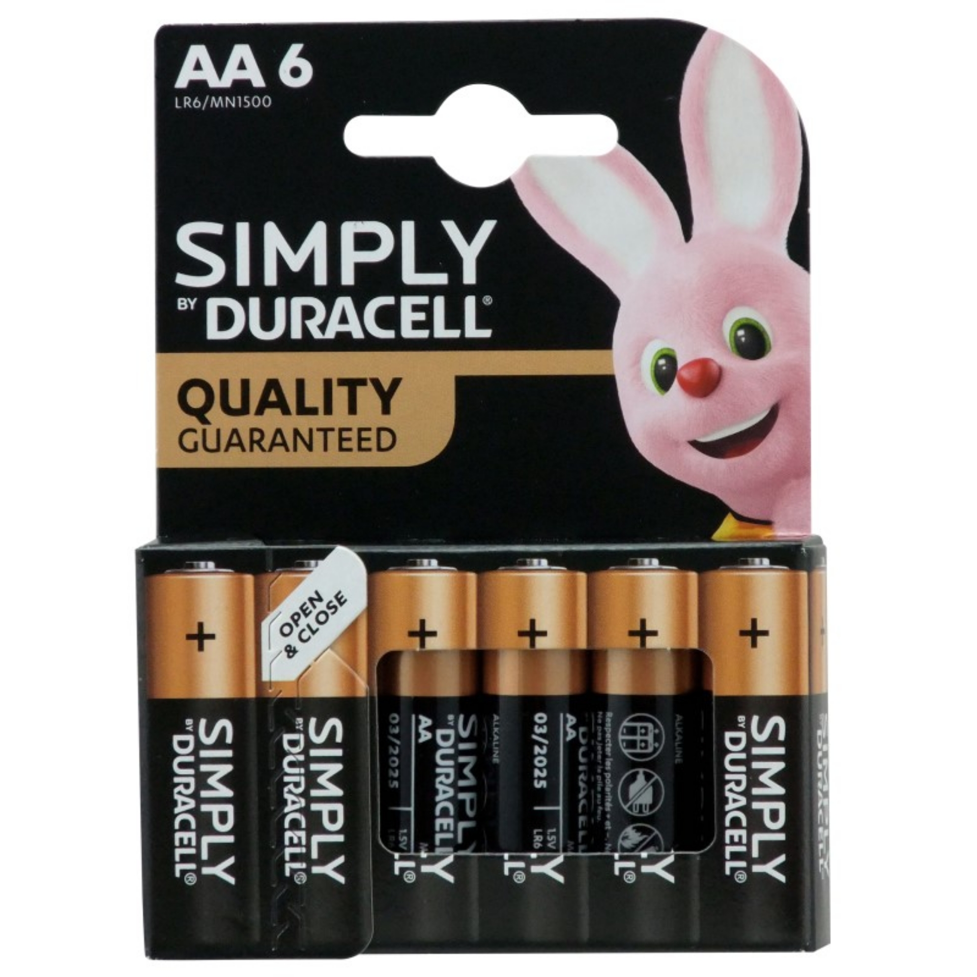 Picture of DURACELL SIMPLY - AA BATTERIES CO:BE
