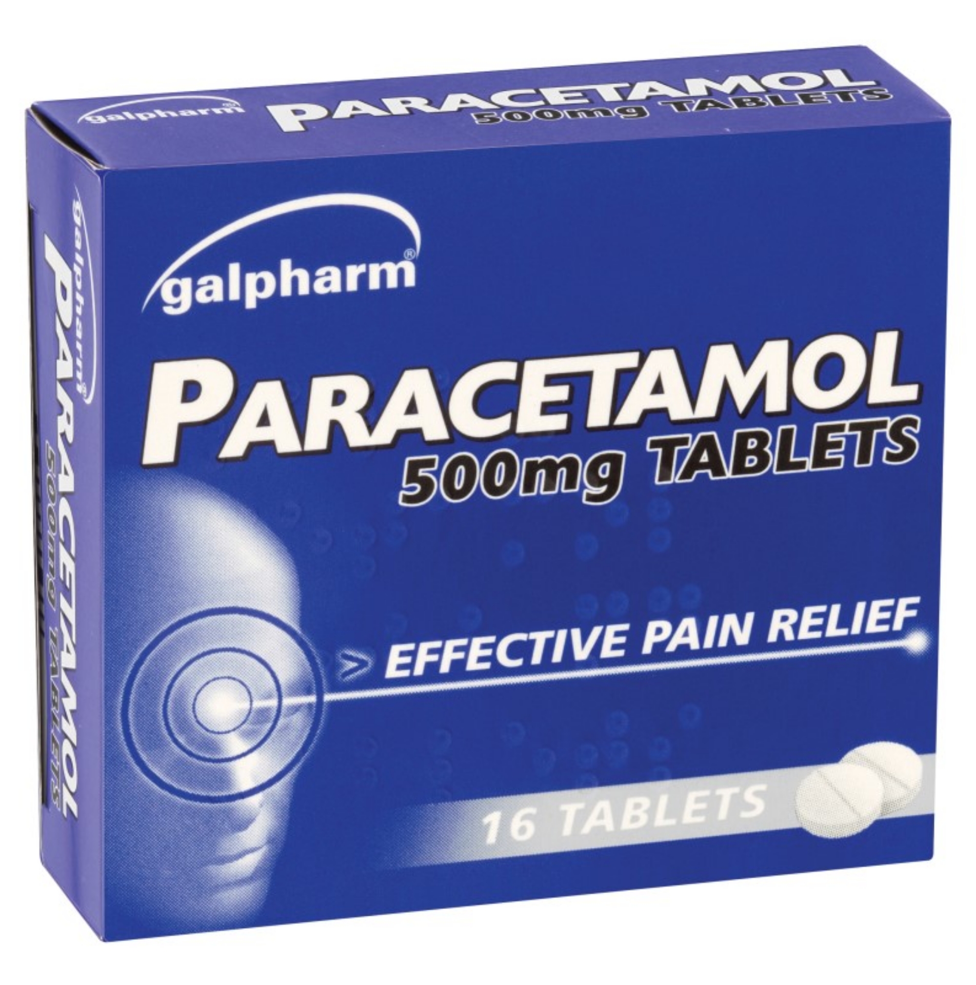 Picture of GALPHARM PARACETAMOL TABLETS 500mg
