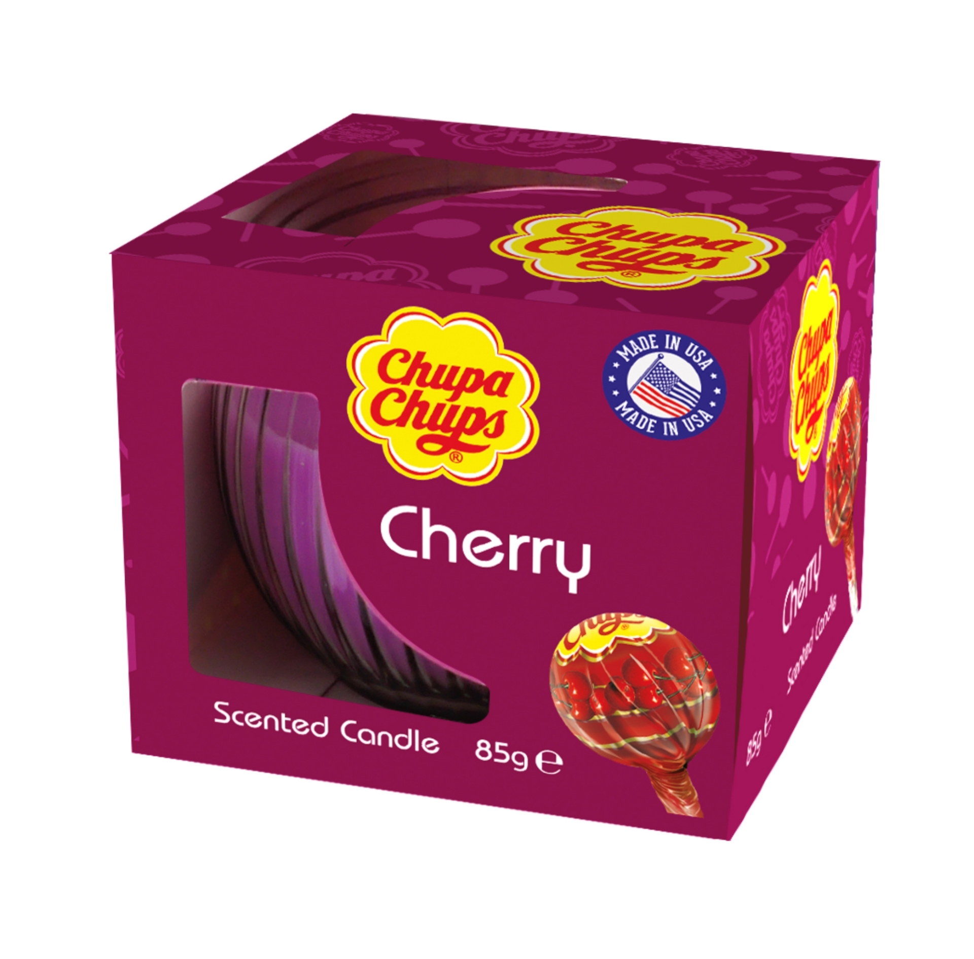 Picture of CHUPA CHUPS 3oz BOXED CANDLE - CHERRY