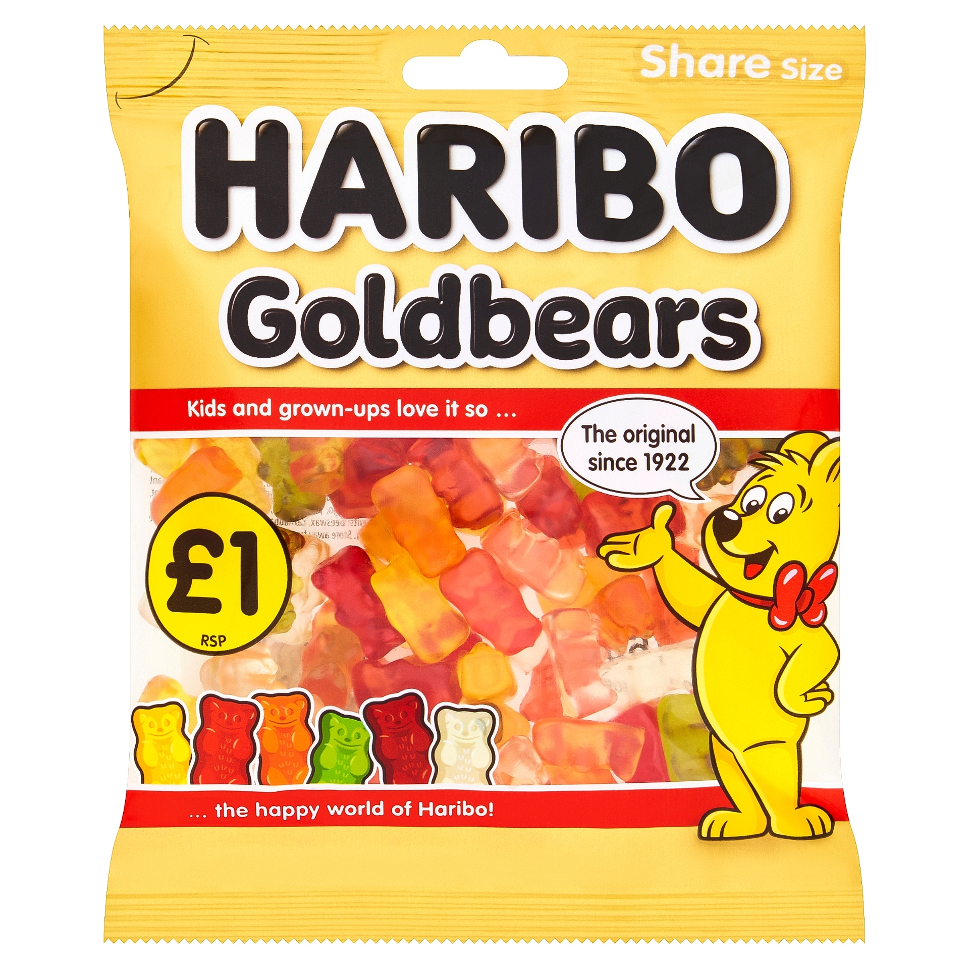 Picture of HARIBO -  GOLD BEARS  pm1.00 sweets