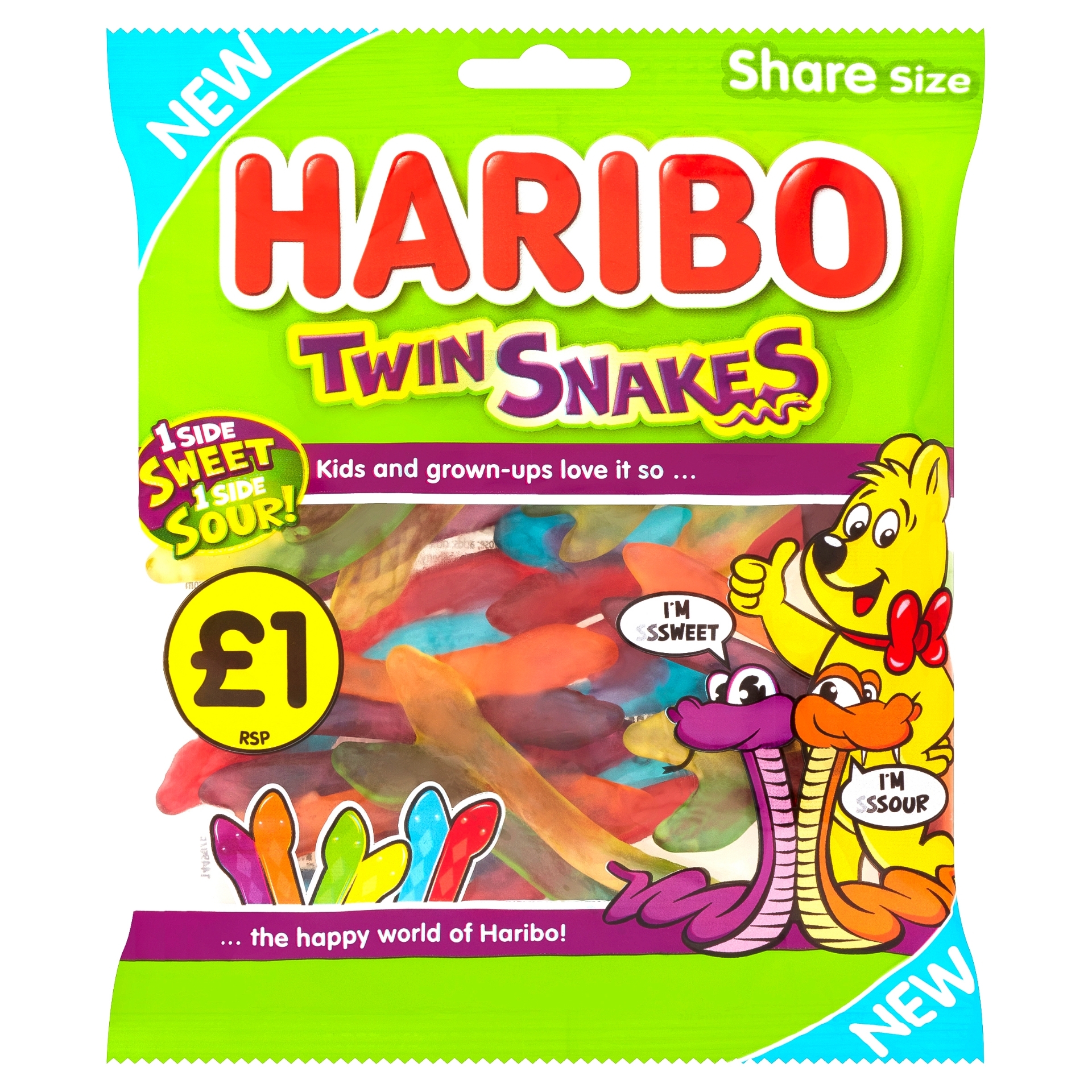 Picture of HARIBO -  TWIN SNAKES pm1.00 sweets