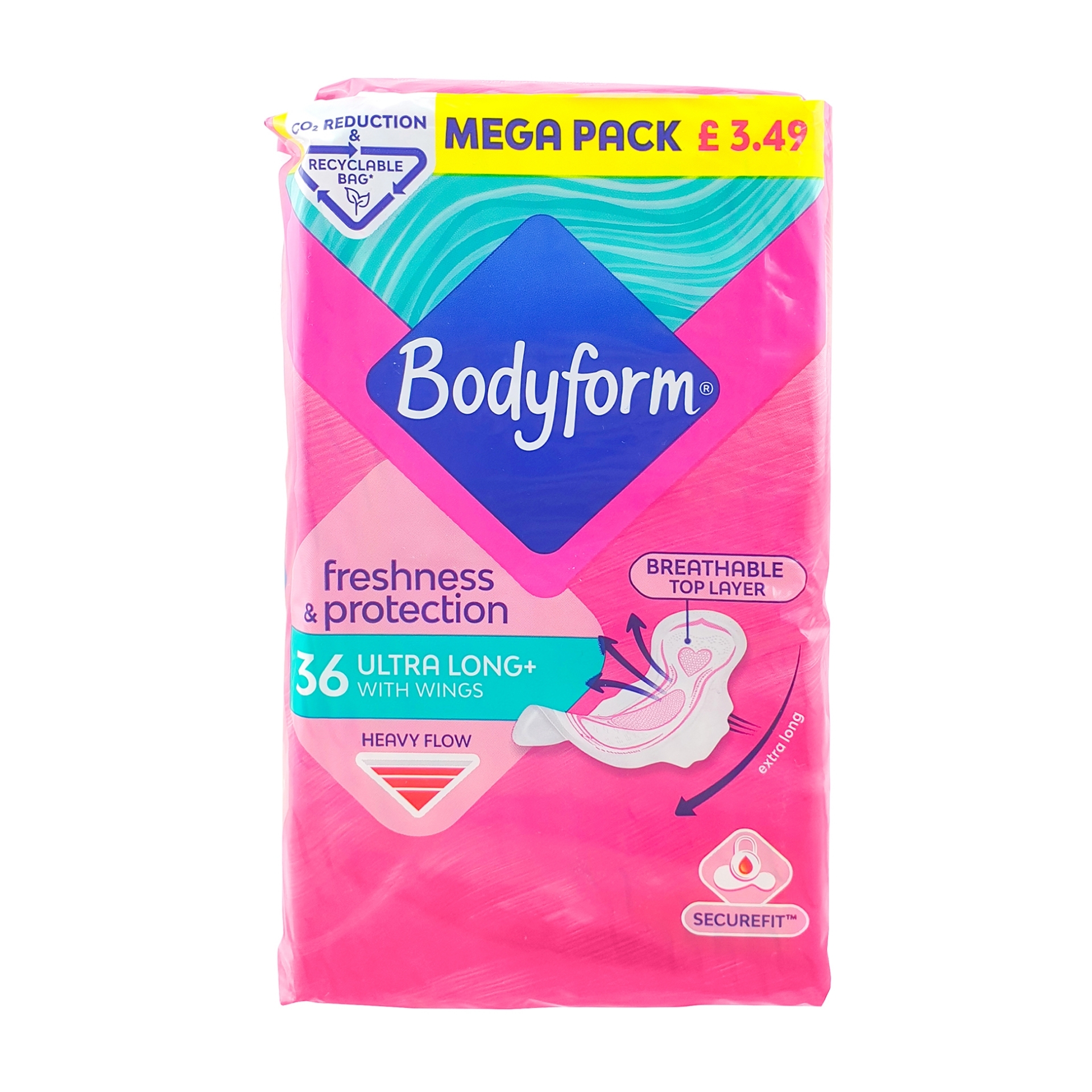 Picture of BODYFORM MEGA PACK - ULTRALONG+ WINGS pm3.49