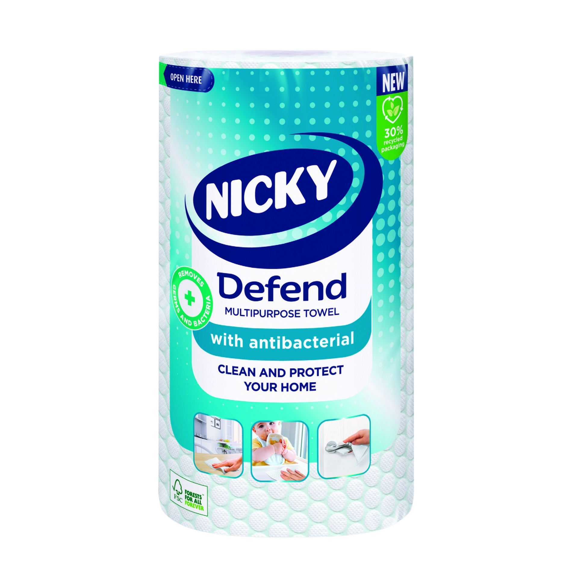 Picture of NICKY DEFEND - ANTI BACTERIAL KITCHEN TOWEL