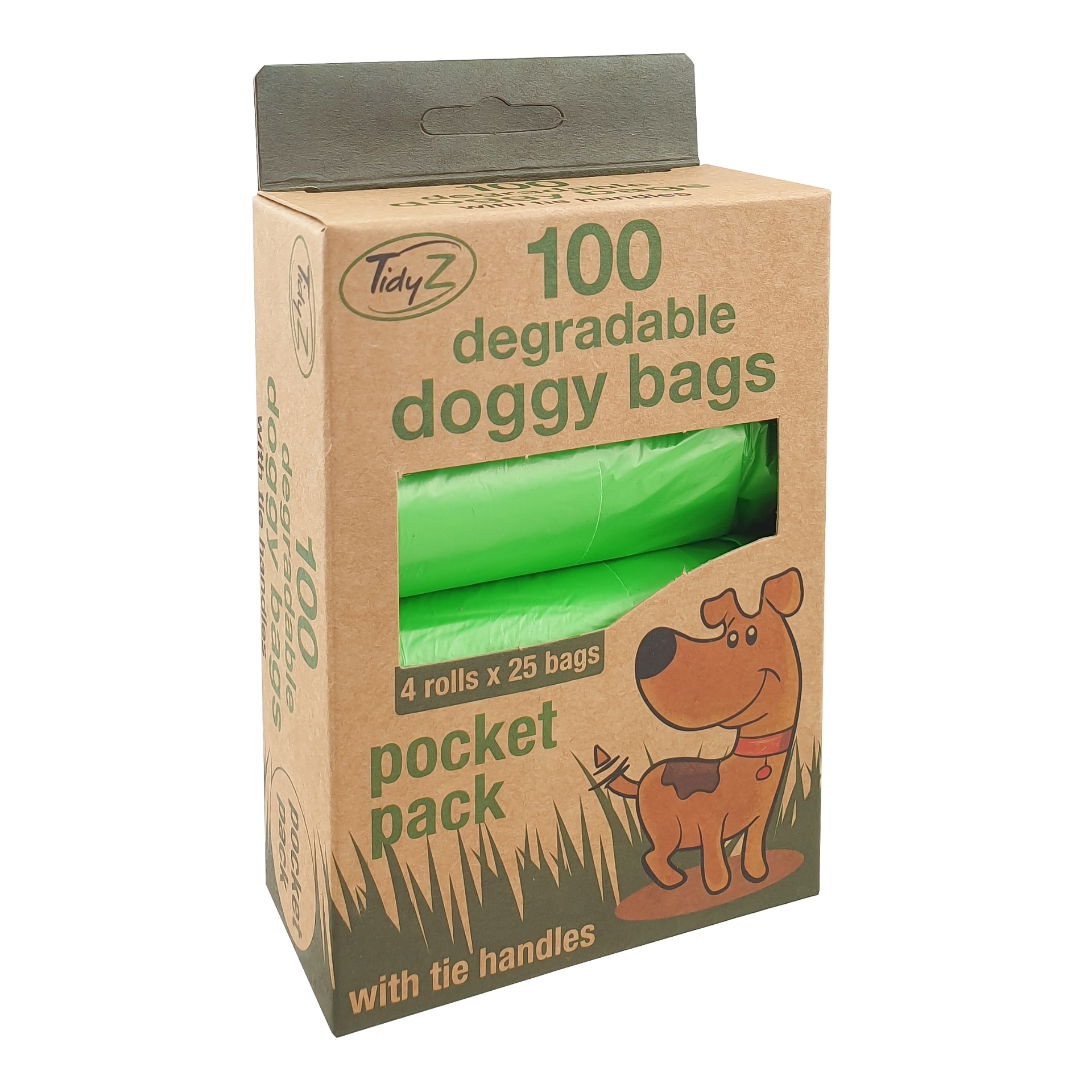 Picture of DOGGY BAGS - DEGRADABLE POCKET PK(4rollx25) CO:CN^