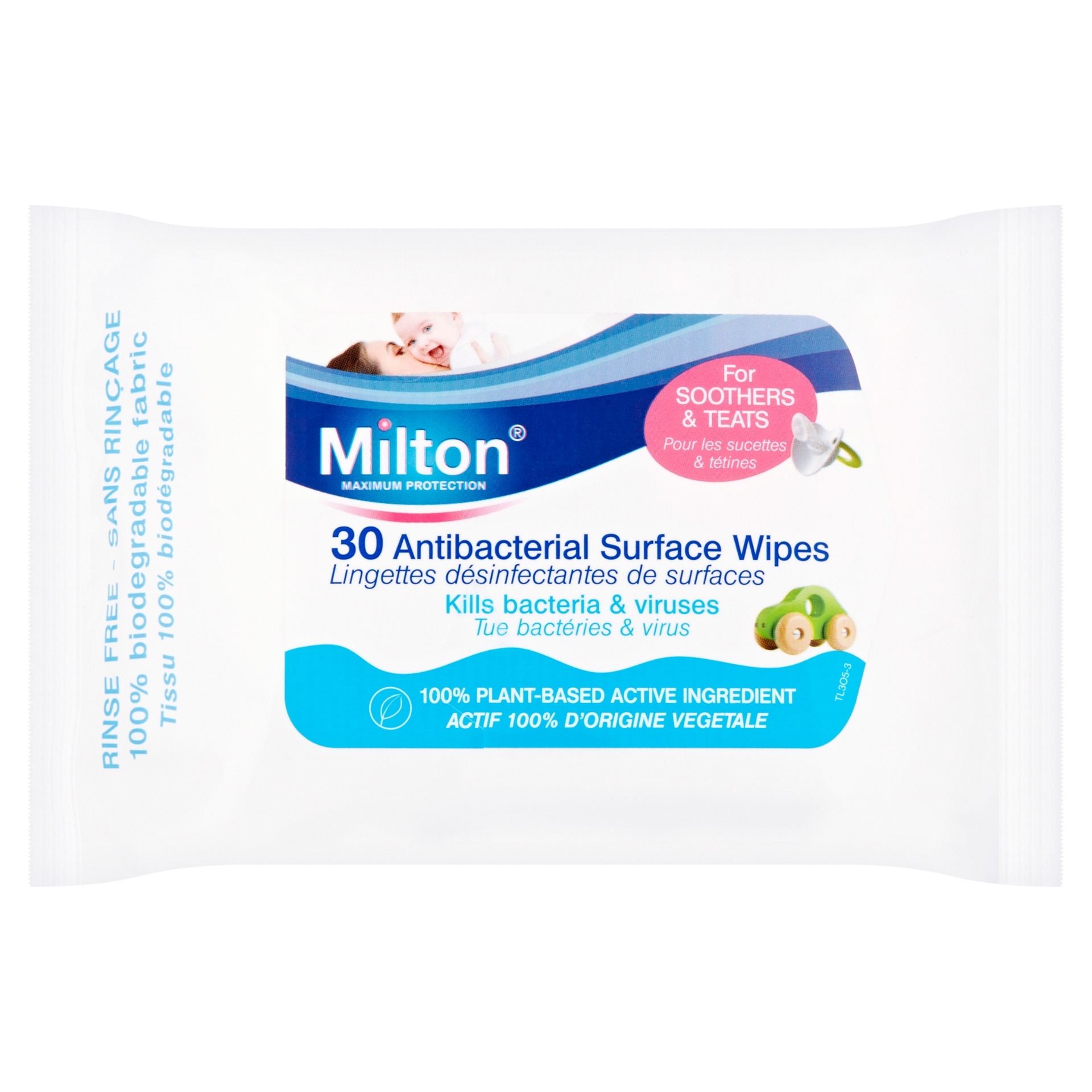 Picture of MILTON - ANTIBACTERIAL SURFACE WIPES CO:FR