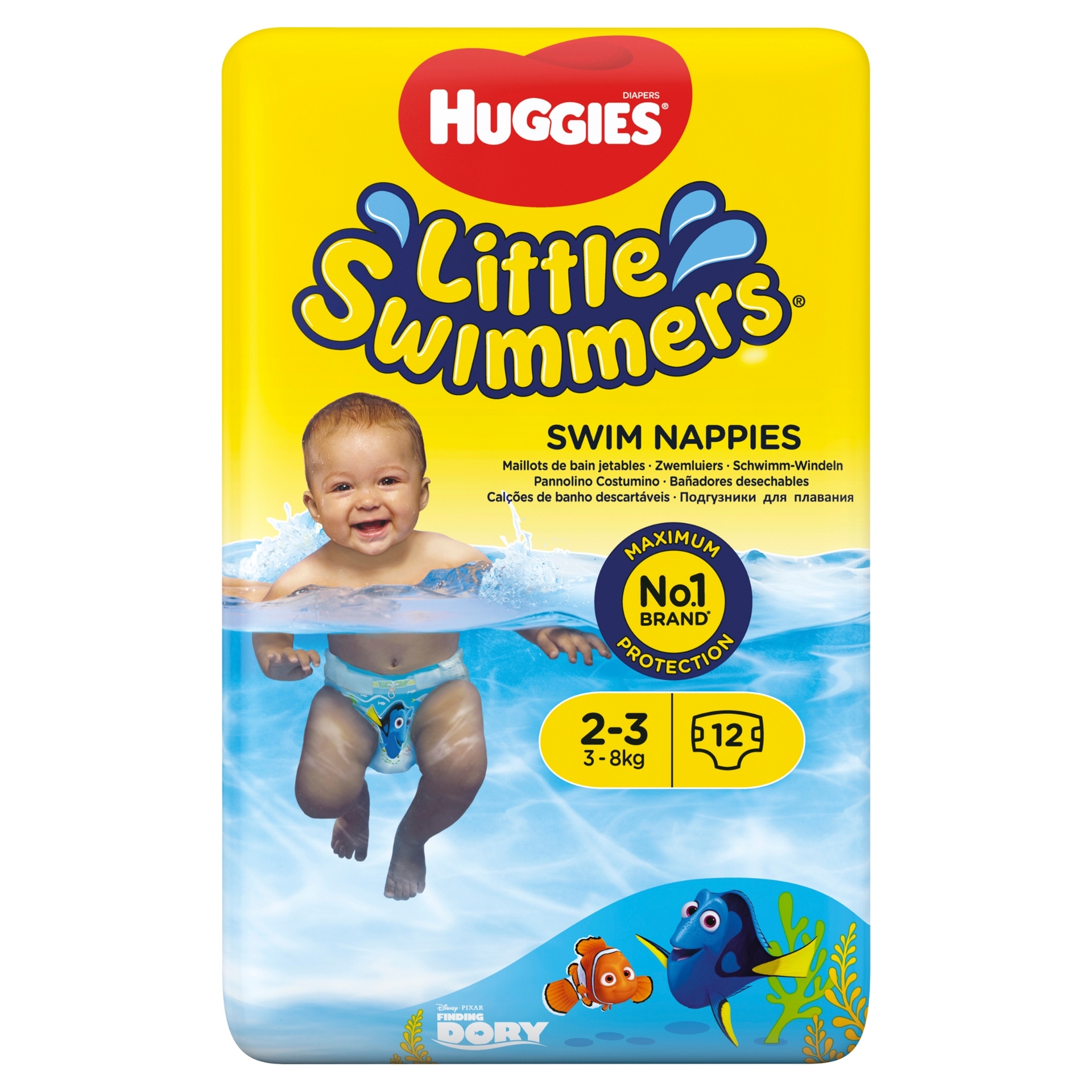 Picture of HUGGIES LITTLE SWIMMERS - SWIM NAPPIES SIZE 2-3