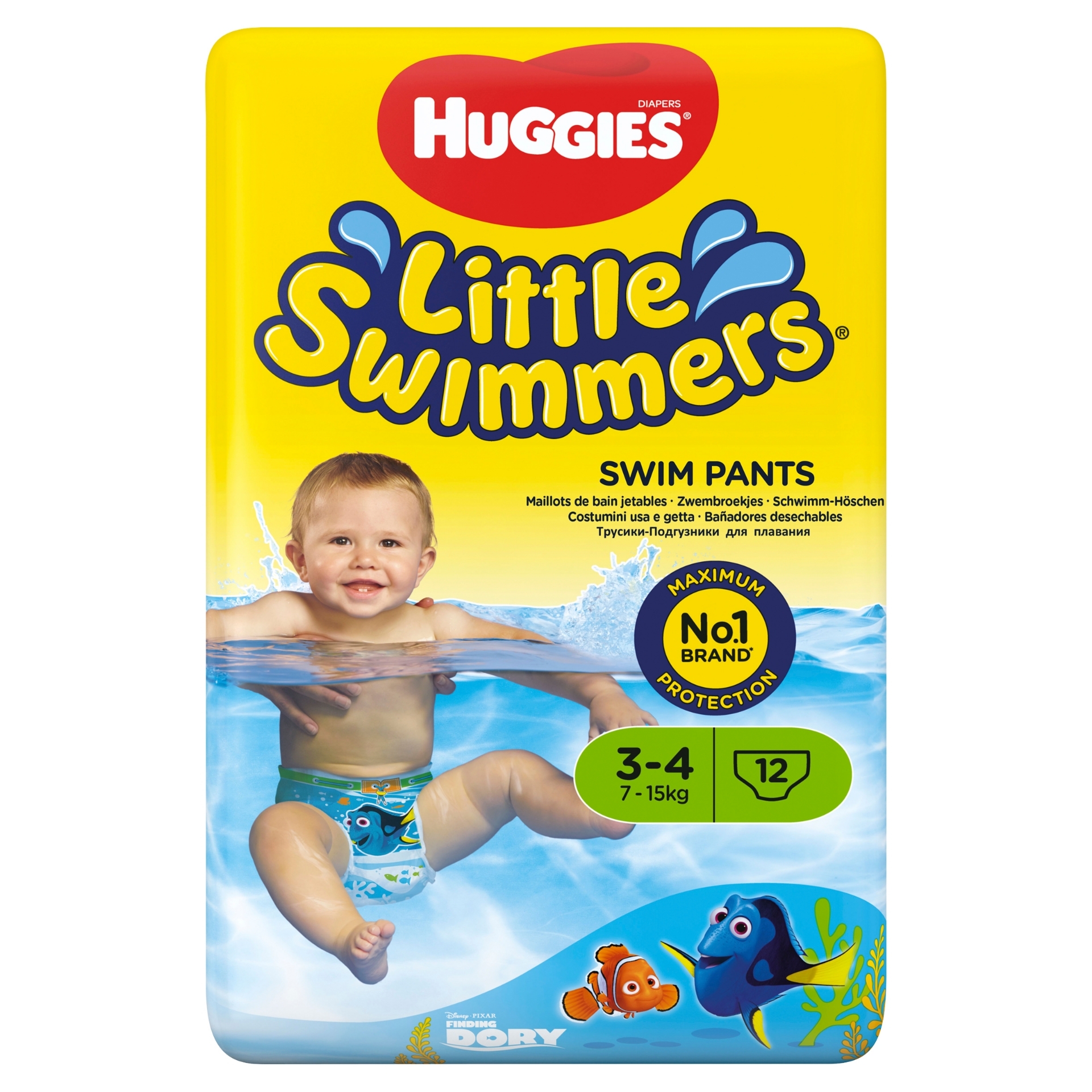 Picture of HUGGIES LITTLE SWIMMERS - SWIM NAPPIES SIZE 3-4