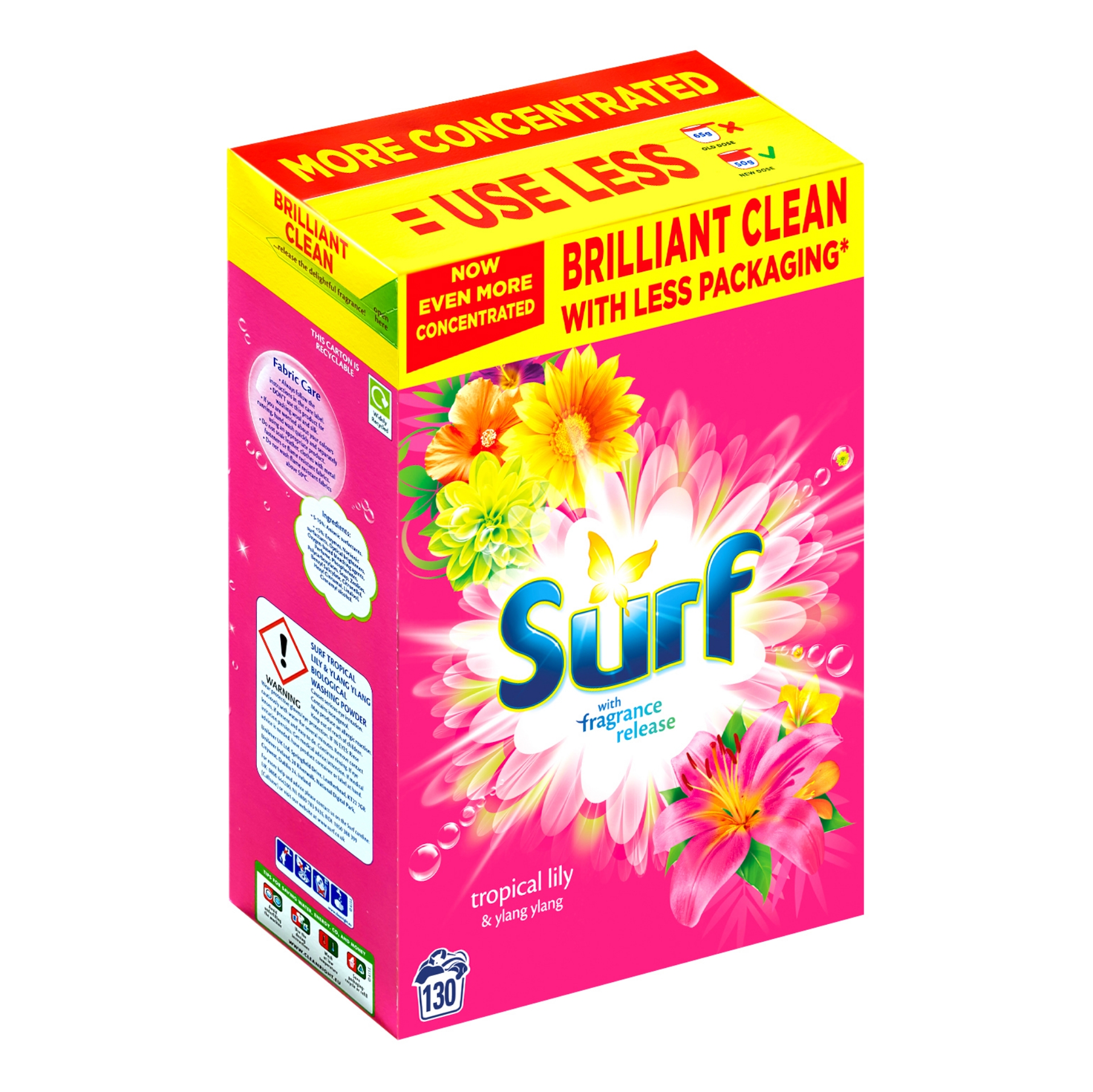 Picture of SURF WASHING POWDER - TROPICAL LILY& YLANG 130w(P)