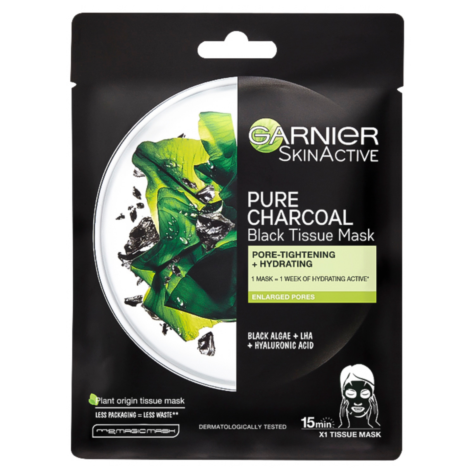 Picture of GARNIER CHARCOAL & ALGAE HYDRATING FACE MASK
