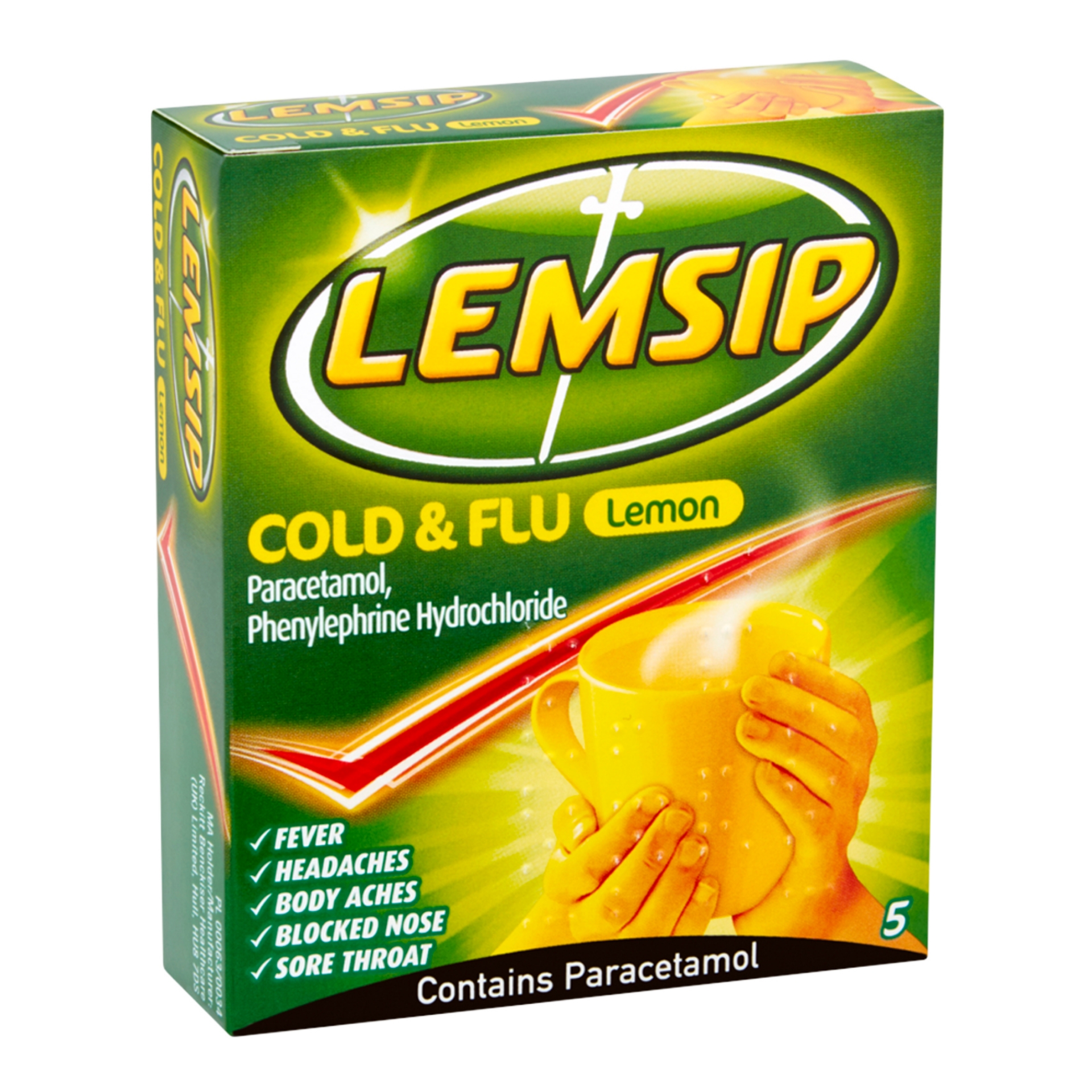 Picture of LEMSIP - COLD & FLU LEMON SACHETS