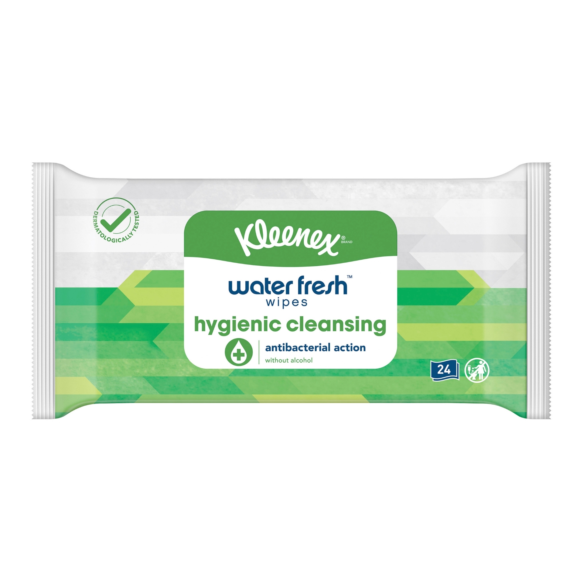 Picture of KLEENEX - WATER FRESH HYGIENIC CLEANSING WIPES SRD