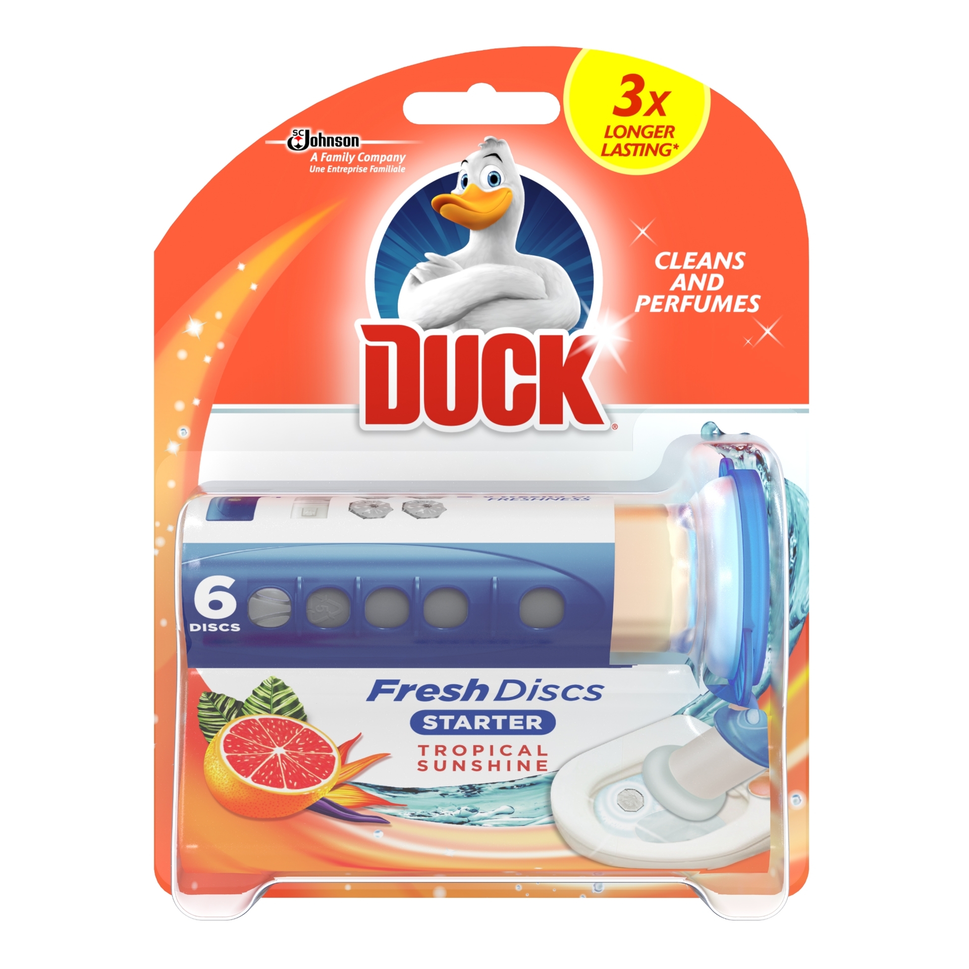 Picture of DUCK FRESH TOILET DISCS TROPICAL HOLDER CO:NL wsl