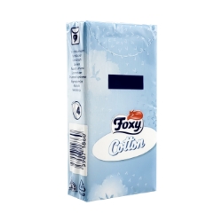 Picture of FOXY COTTON POCKET TISSUES 4ply 10fill (eu/plt)FSC