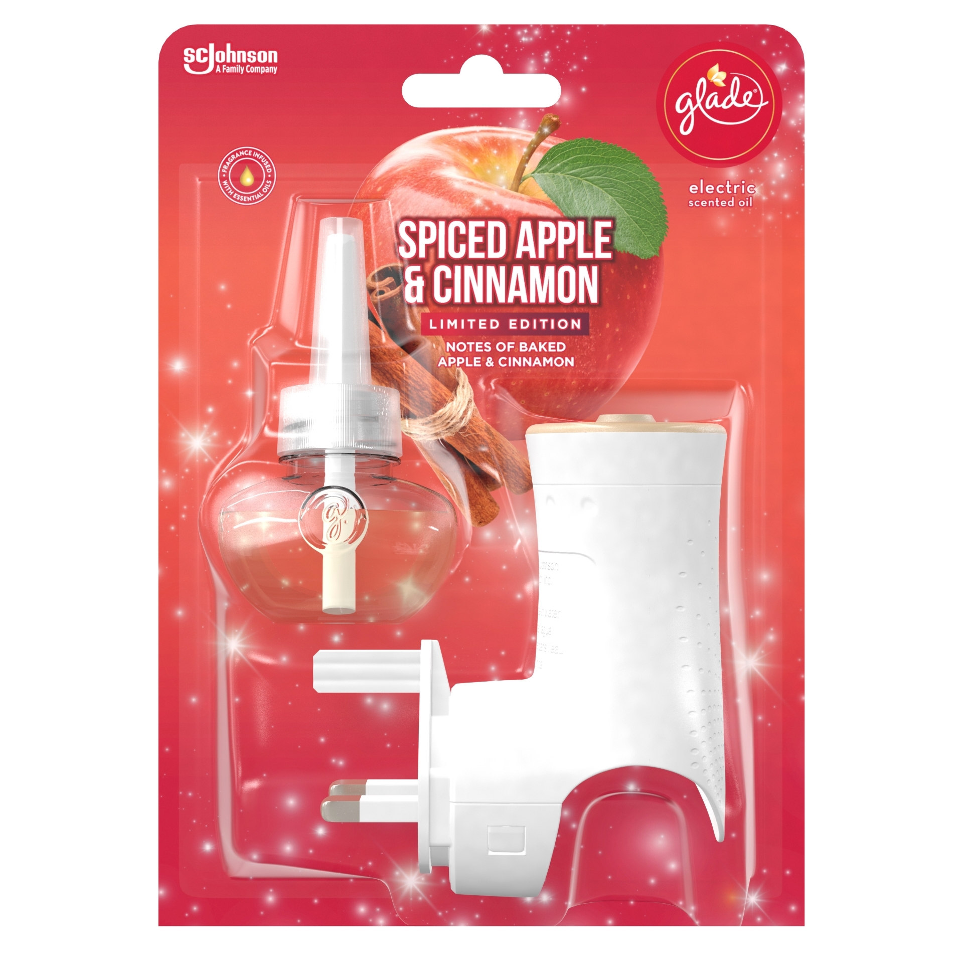 Picture of GLADE ELEC HOLDER&REFILL SPICED APPLE CO:CN (wsl)
