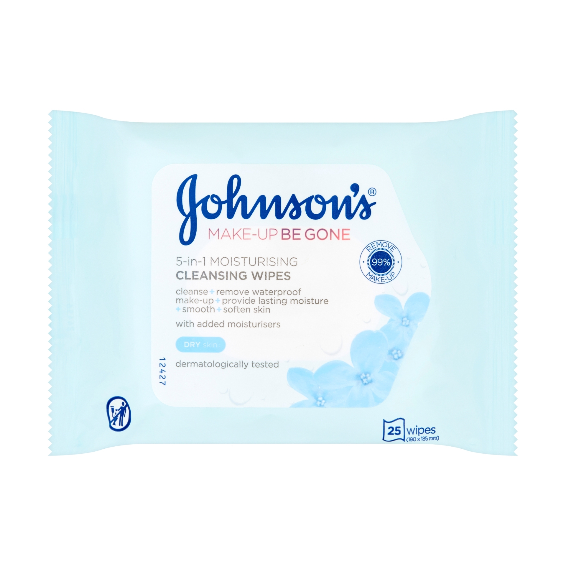 Picture of JOHNSONS MAKE UP BE GONE MOISTURISING WIPES 