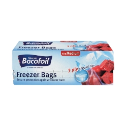 Picture of BACOFOIL - FREEZER BAGS MED 5L (250x320mm) CO:PO