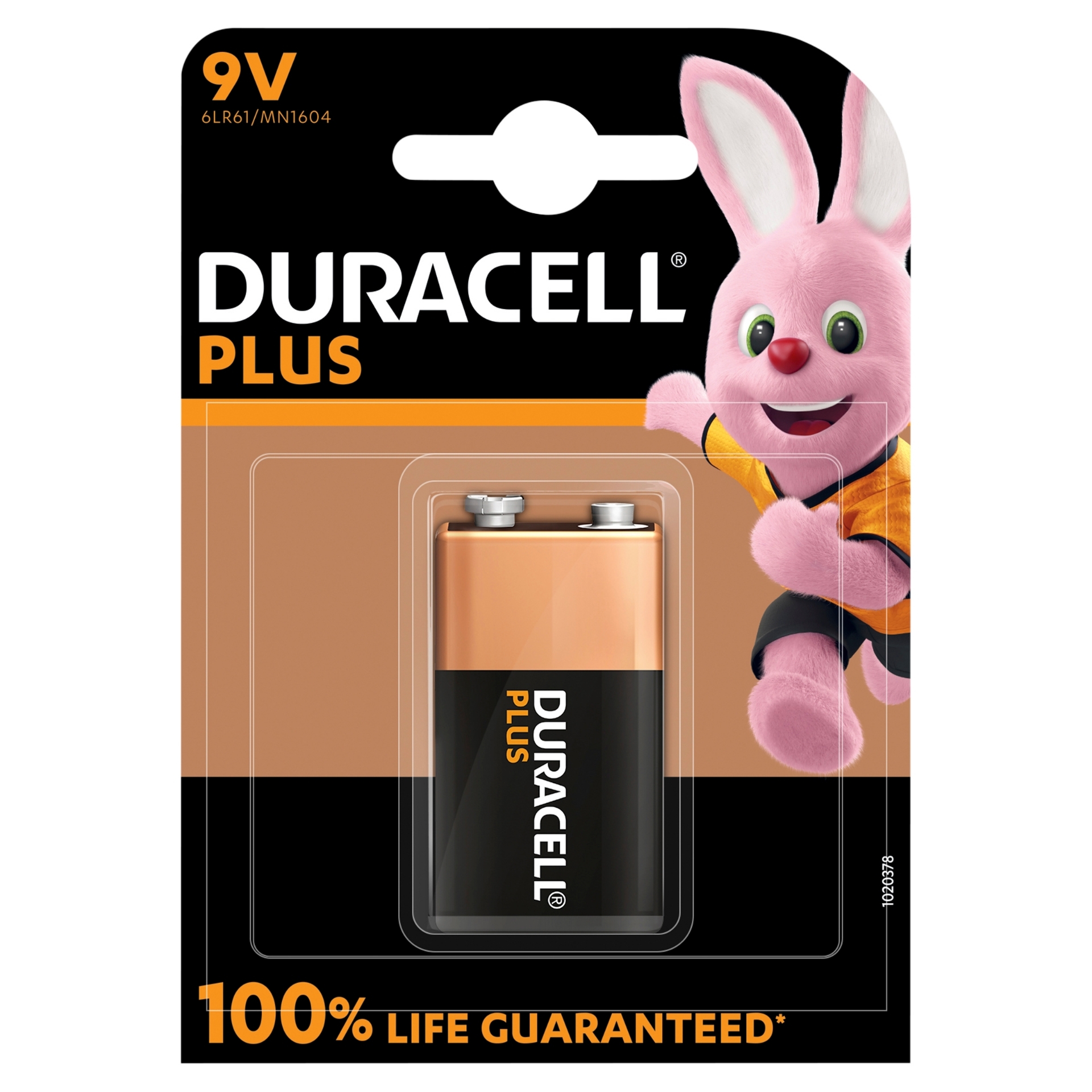 Picture of DURACELL PLUS POWER +100% 9V BATTERIES