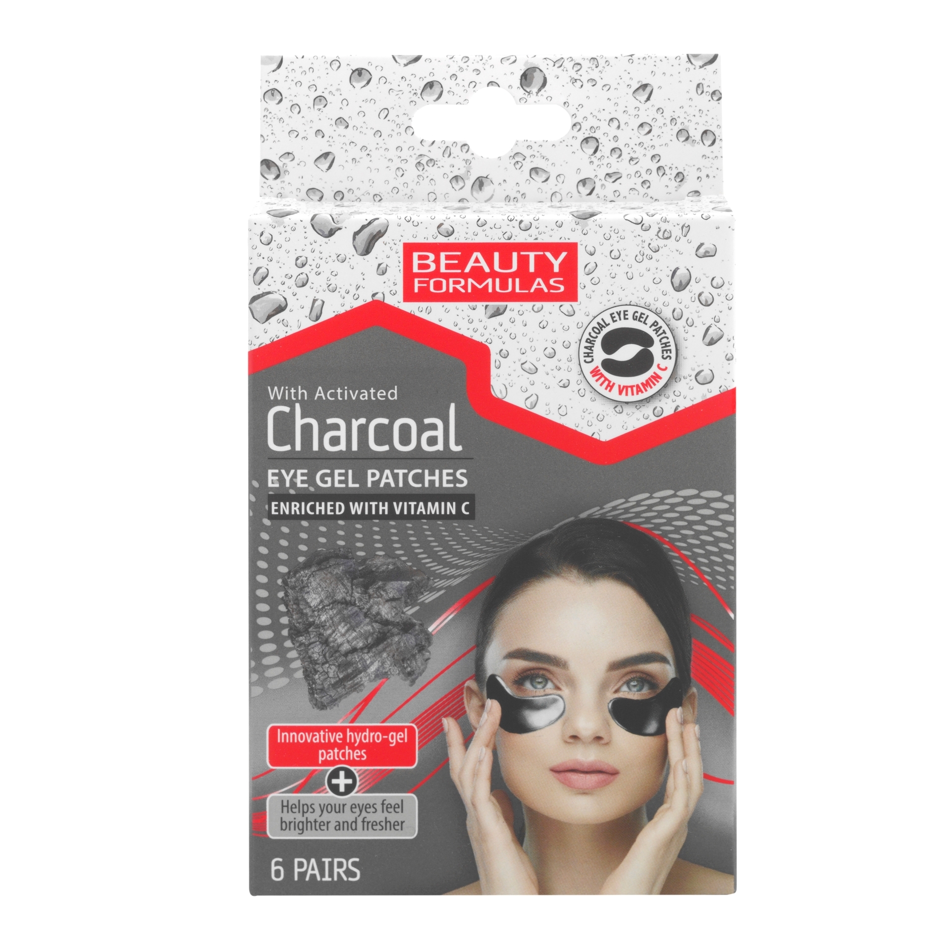 Picture of BEAUTY FORMULAS CHARCOAL HYDRO-GEL UNDER EYE PATCHES