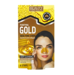 Picture of BEAUTY FORMULAS GOLD NOSE PORE STRIPS