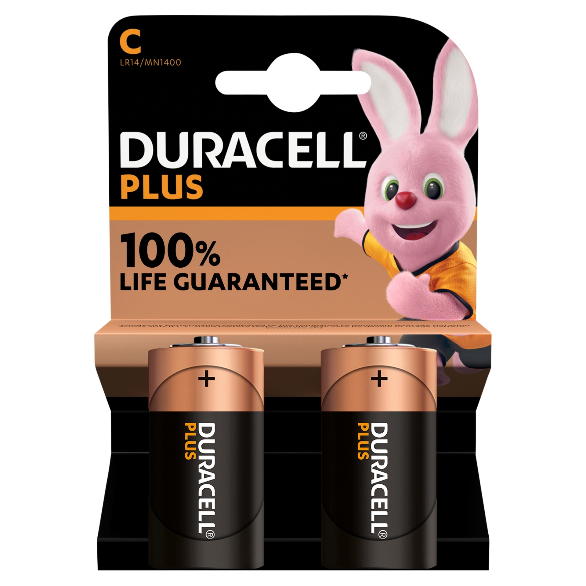 Picture of DURACELL PLUS POWER +100% - C BATTERIES CO:US