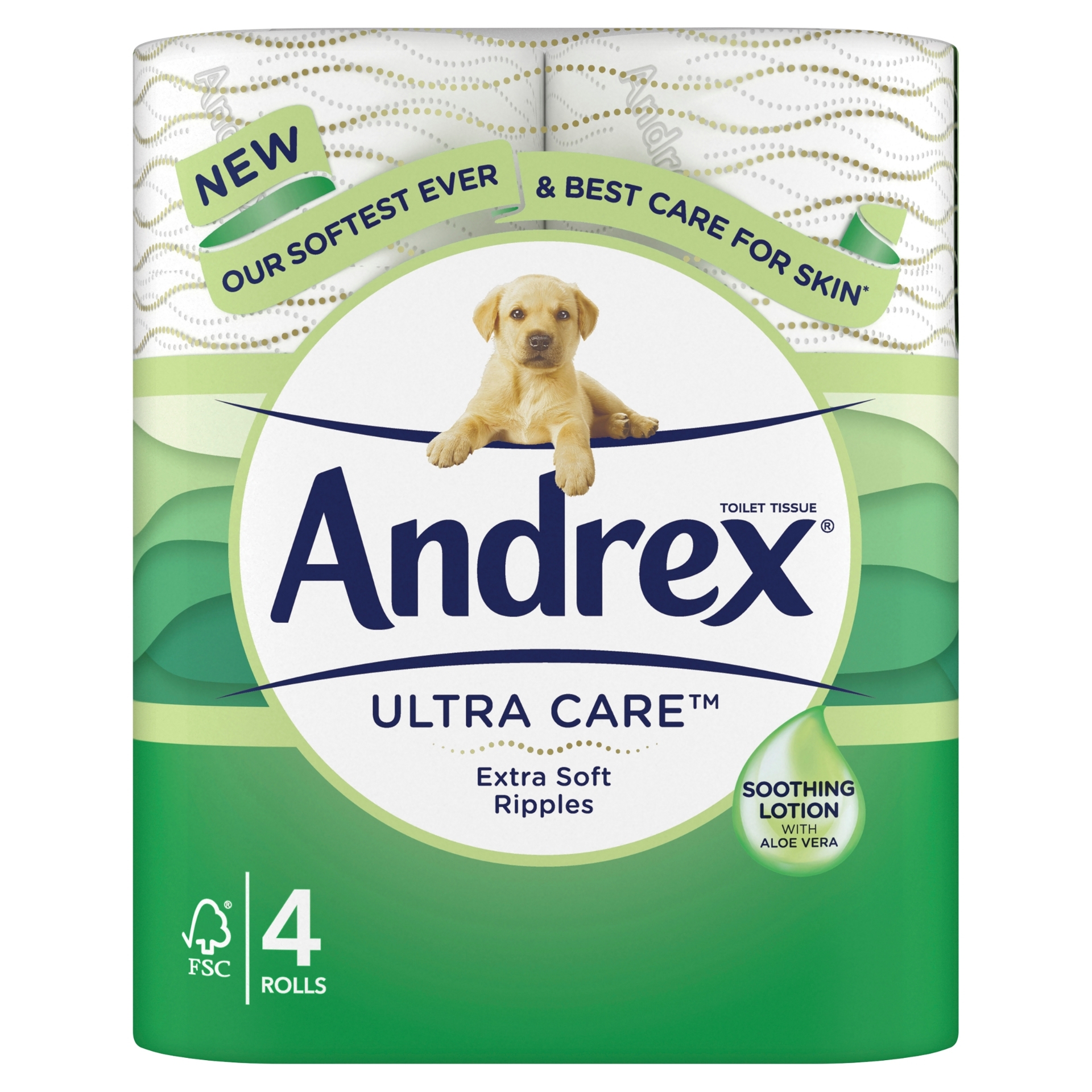 Picture of ANDREX TOILET ROLL - ULTRA CARE  (ALOE VERA)