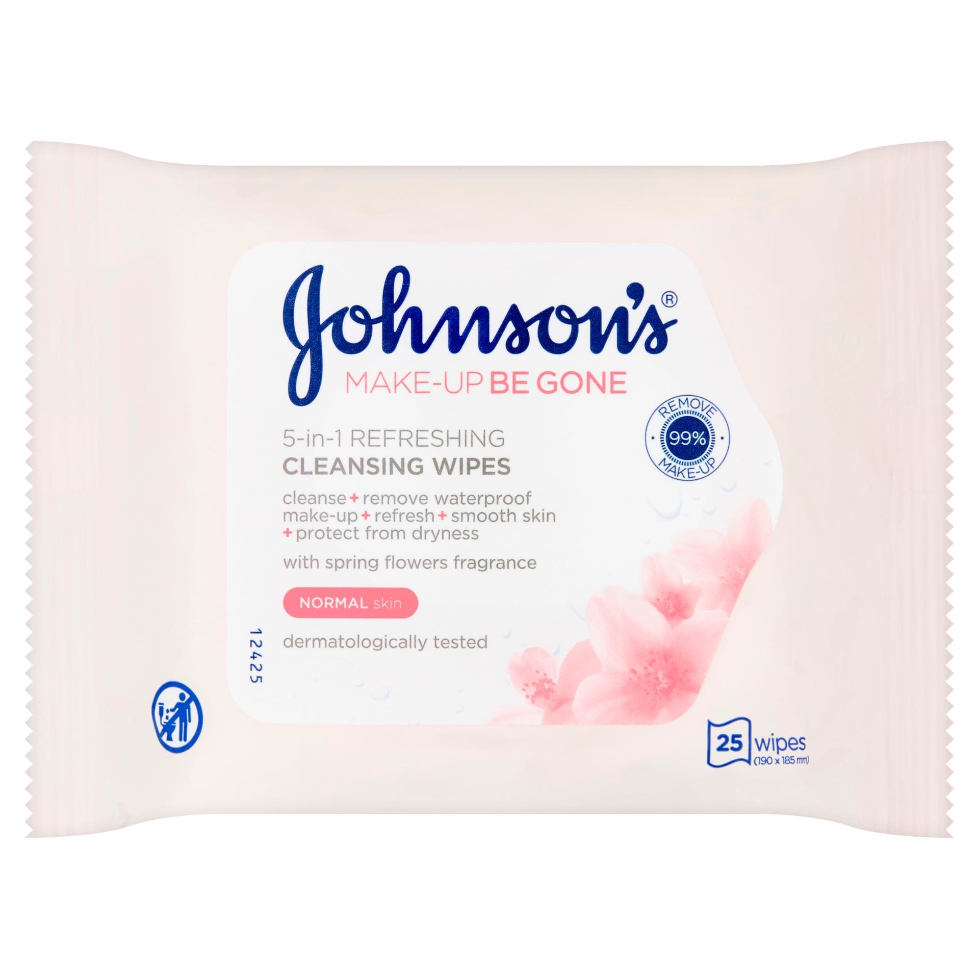 Picture of JOHNSONS MAKE UP BE GONE REFRESHING WIPES 