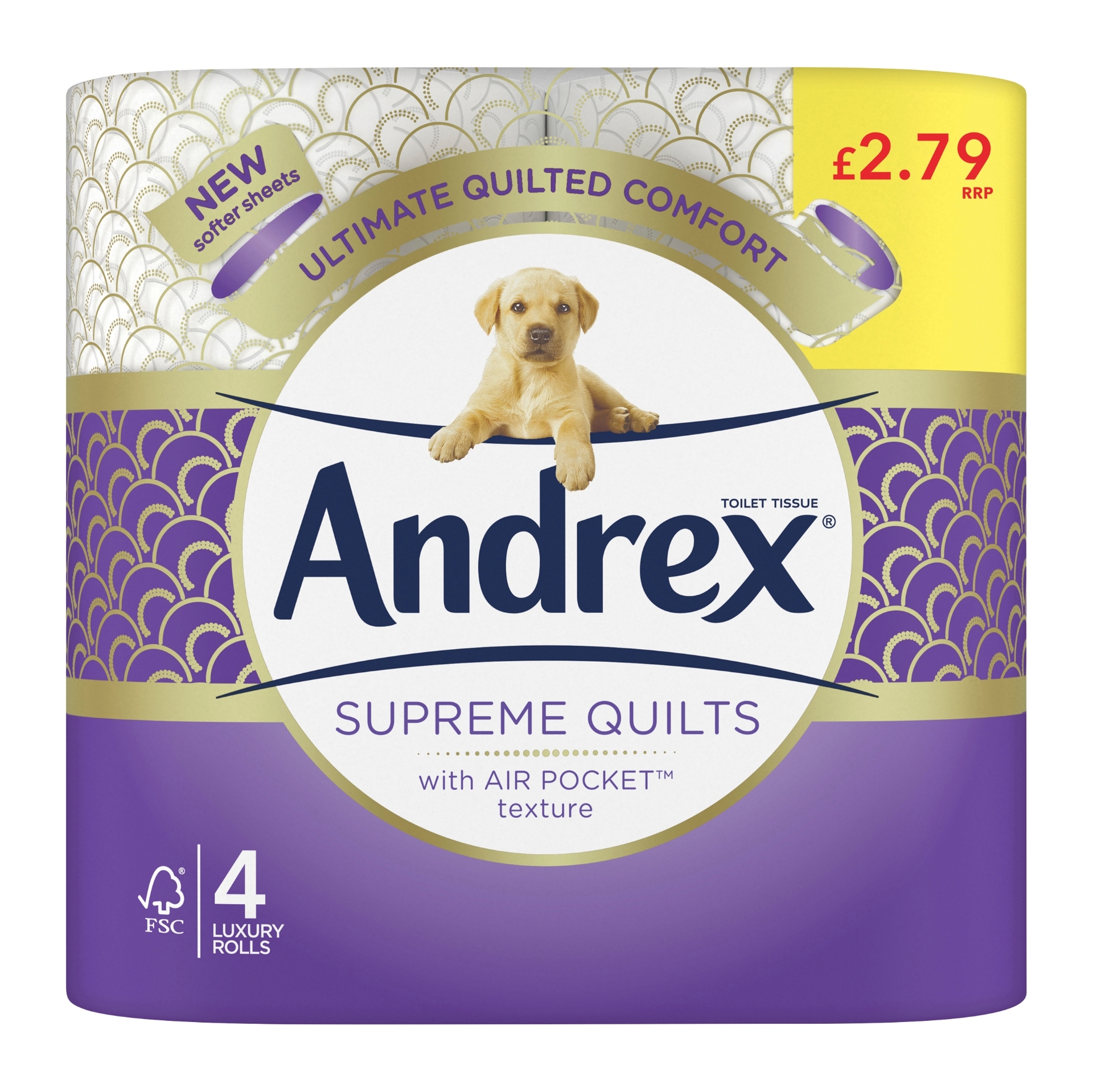 Picture of ANDREX TOILET ROLL - SUPREME QUILTS   pm2.79