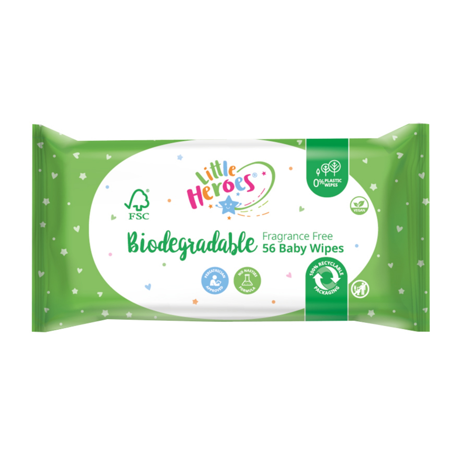 Picture of LITTLE HEROES (ex-BABYDREAM) BIODGRDBLE BABY WIPES