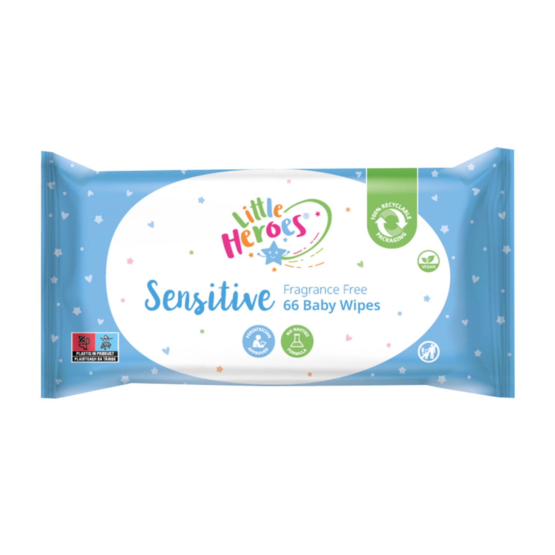 Picture of LITTLE HEROES - SENSITIVE BABY WIPES (P)