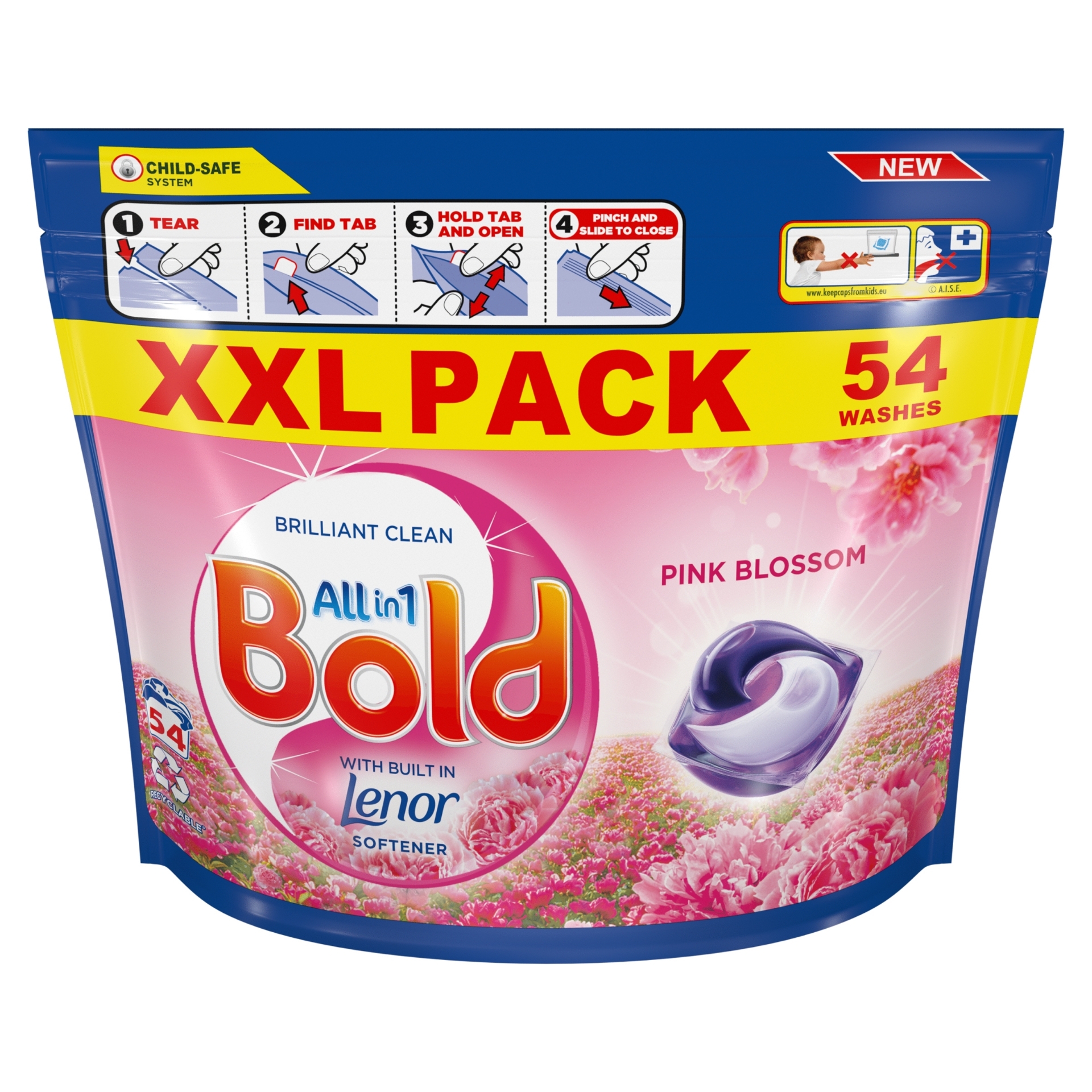 Picture of BOLD ALL-IN-1 PODS - PINK BLOSSOM  (54w) BAG CO:FR