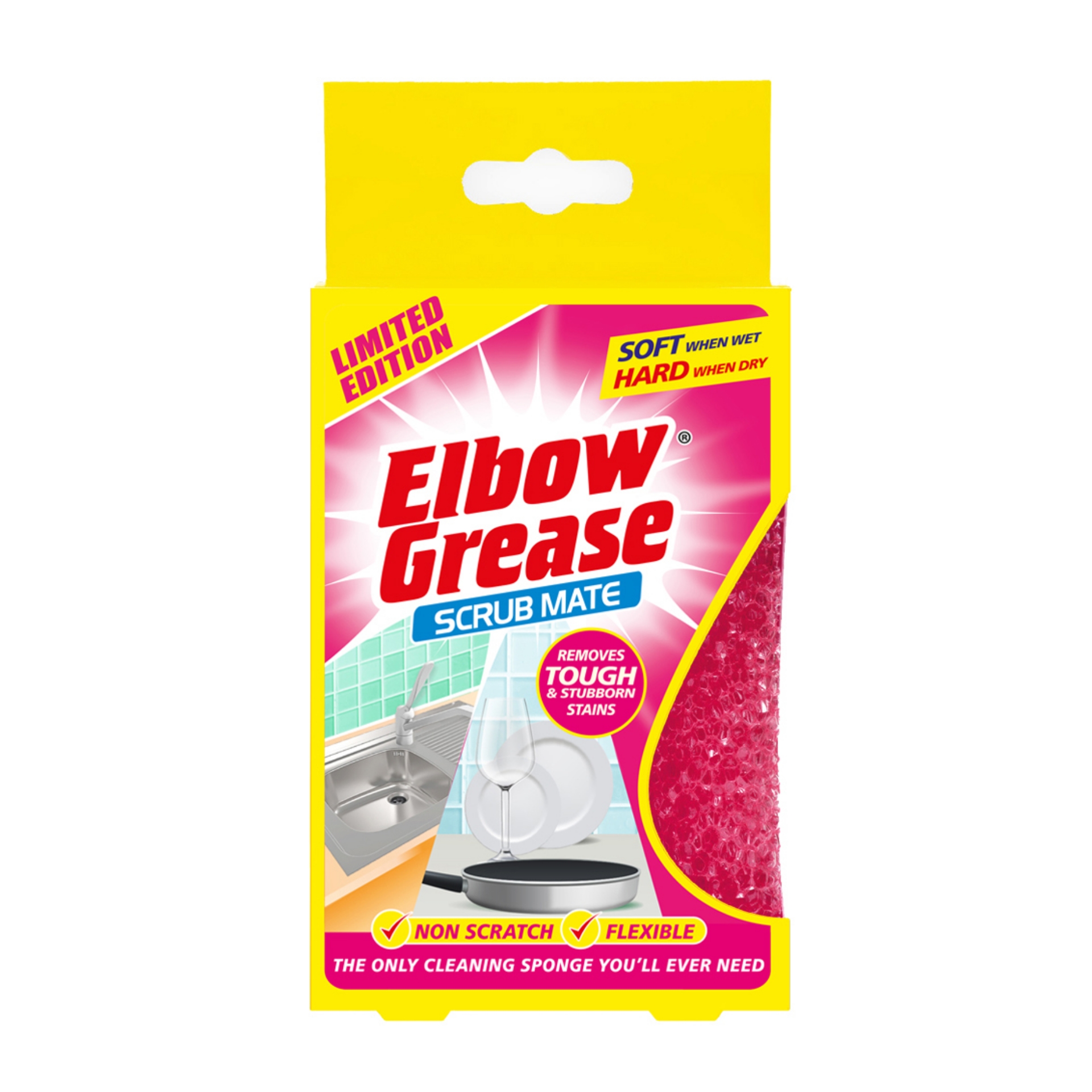 Picture of ELBOW GREASE SCRUB MATE PINK (wsl) 