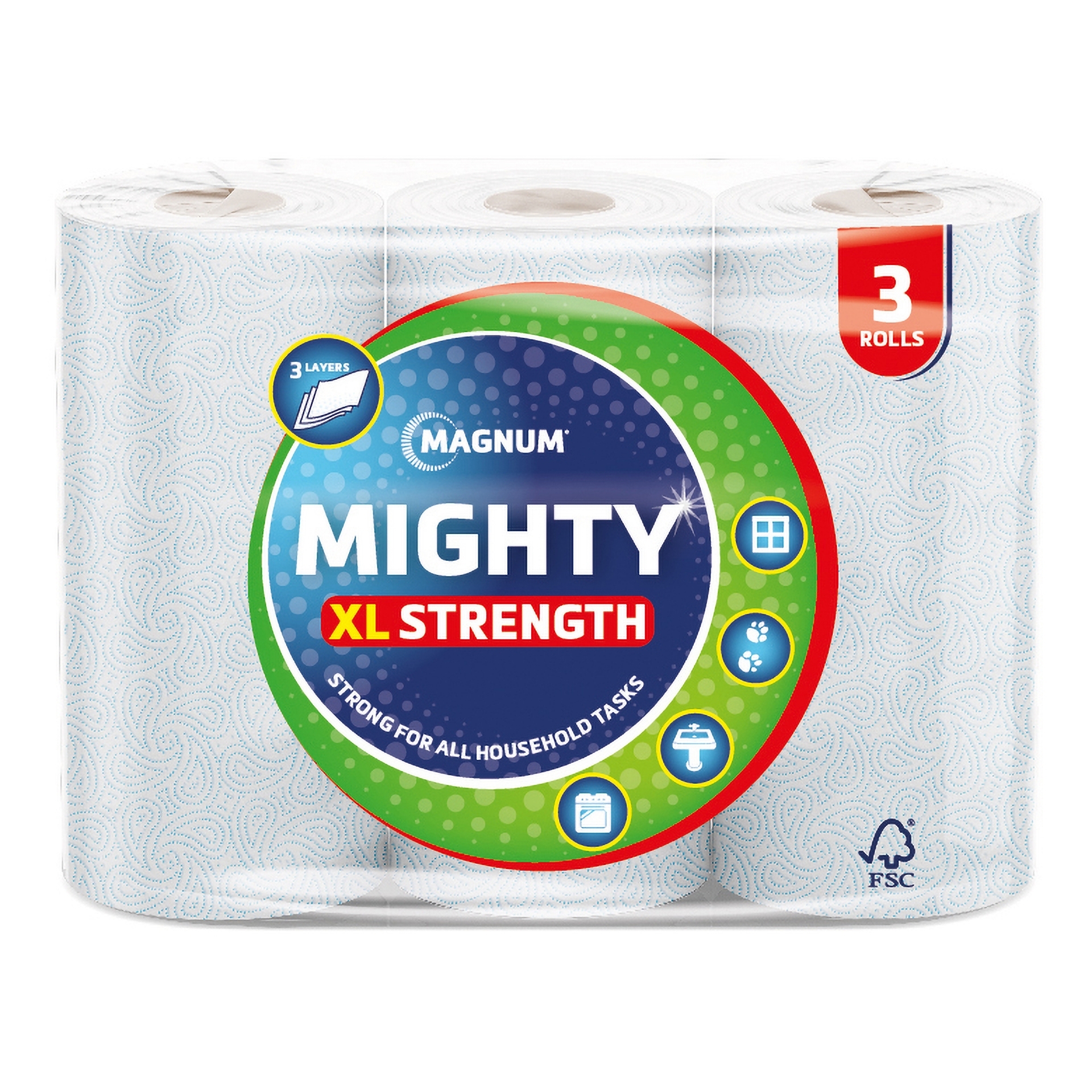 Picture of MAGNUM MIGHTY XL 3ply - KITCHEN TOWEL BLUE ^