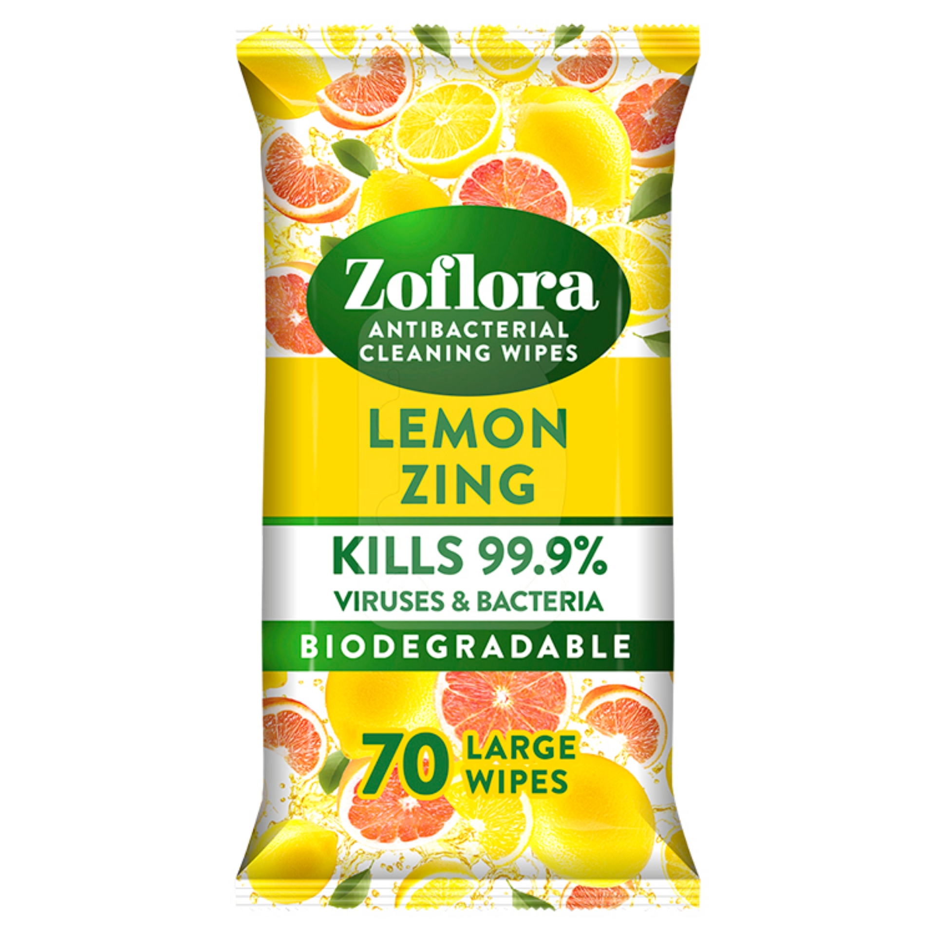 Picture of ZOFLORA ANTI BAC CLEANING WIPES - LEMON ZING 
