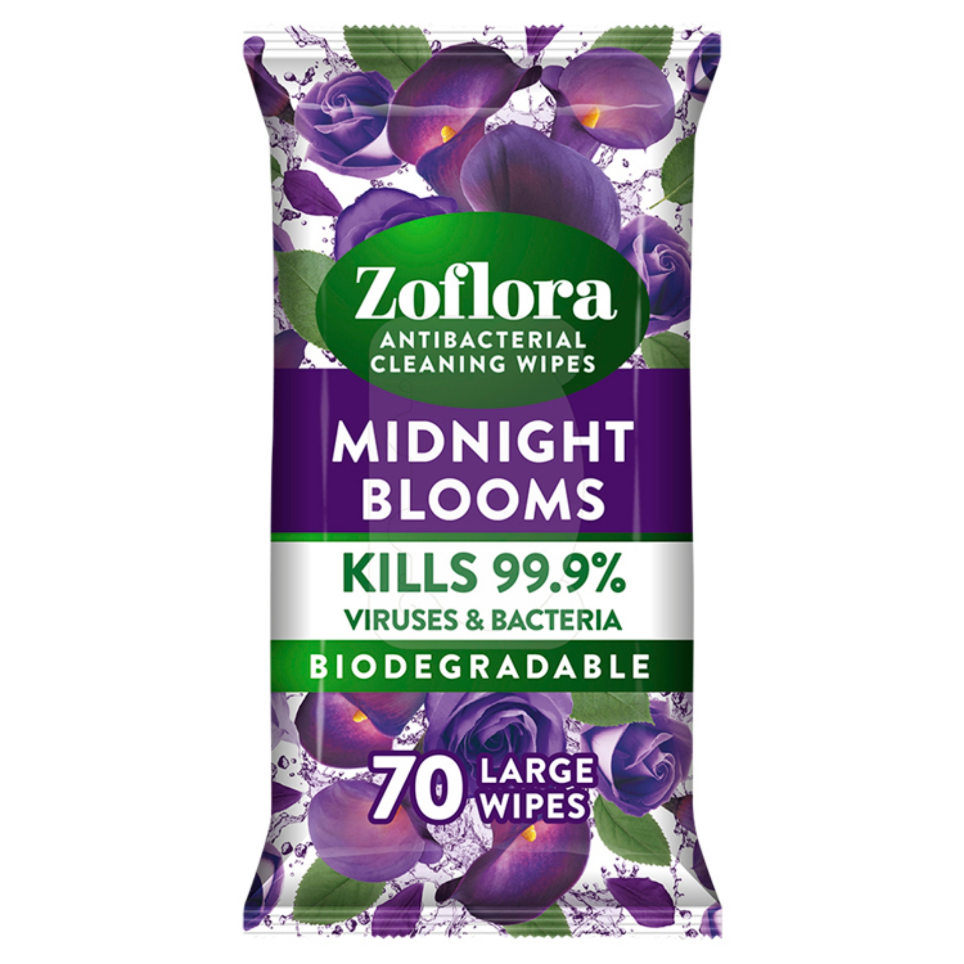 Picture of ZOFLORA ANTI BAC CLEANING WIPES - MIDNIGHT BLOOM