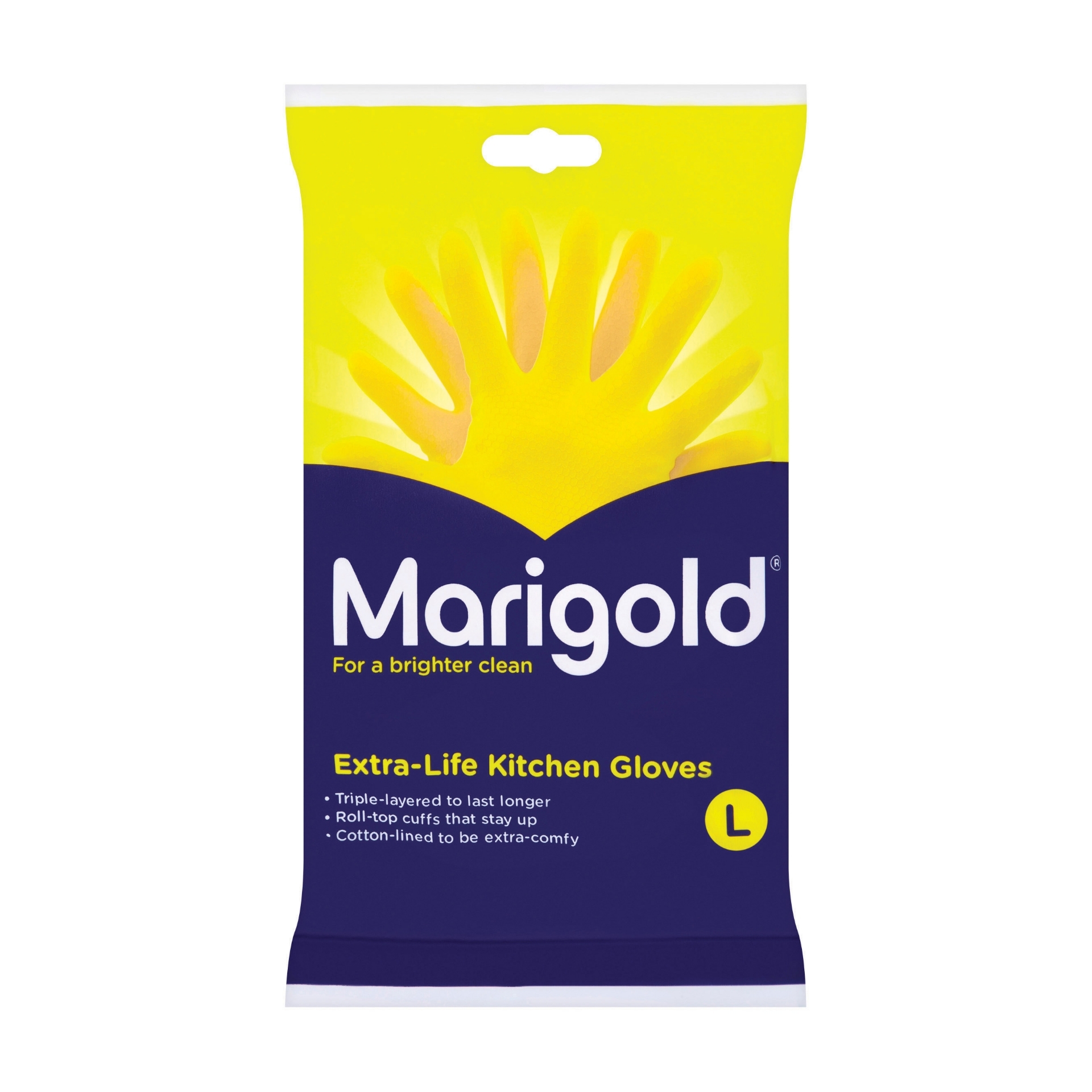 Picture of MARIGOLD RUBBER GLOVES - KITCHEN (L) CO:MY