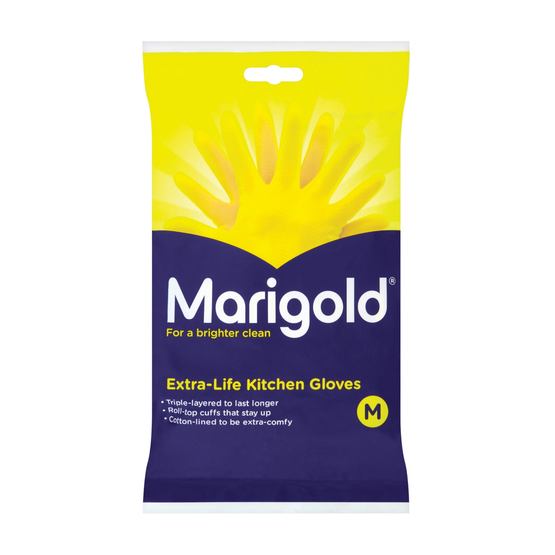 Picture of MARIGOLD RUBBER GLOVES - KITCHEN (M) CO:MY