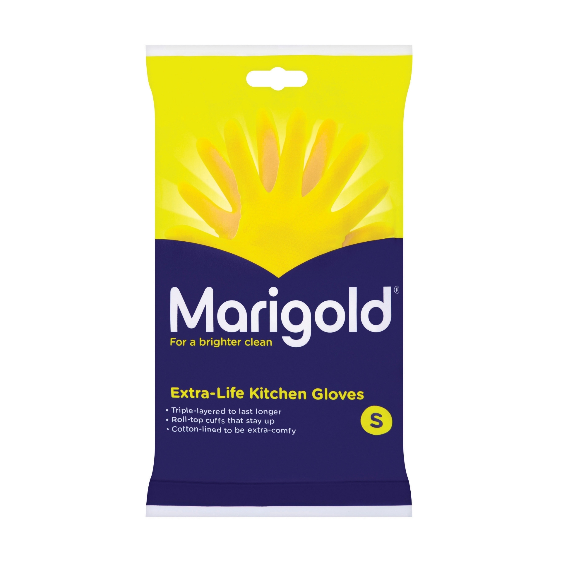 Picture of MARIGOLD RUBBER GLOVES - KITCHEN (S) CO:MY (wsl)