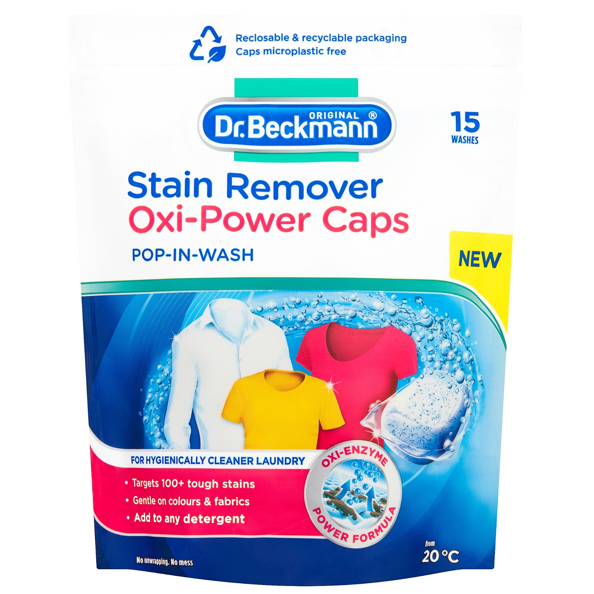 Picture of DR BECKMANN STAIN REMOVER - OXI-POWER CAPS CO:DE
