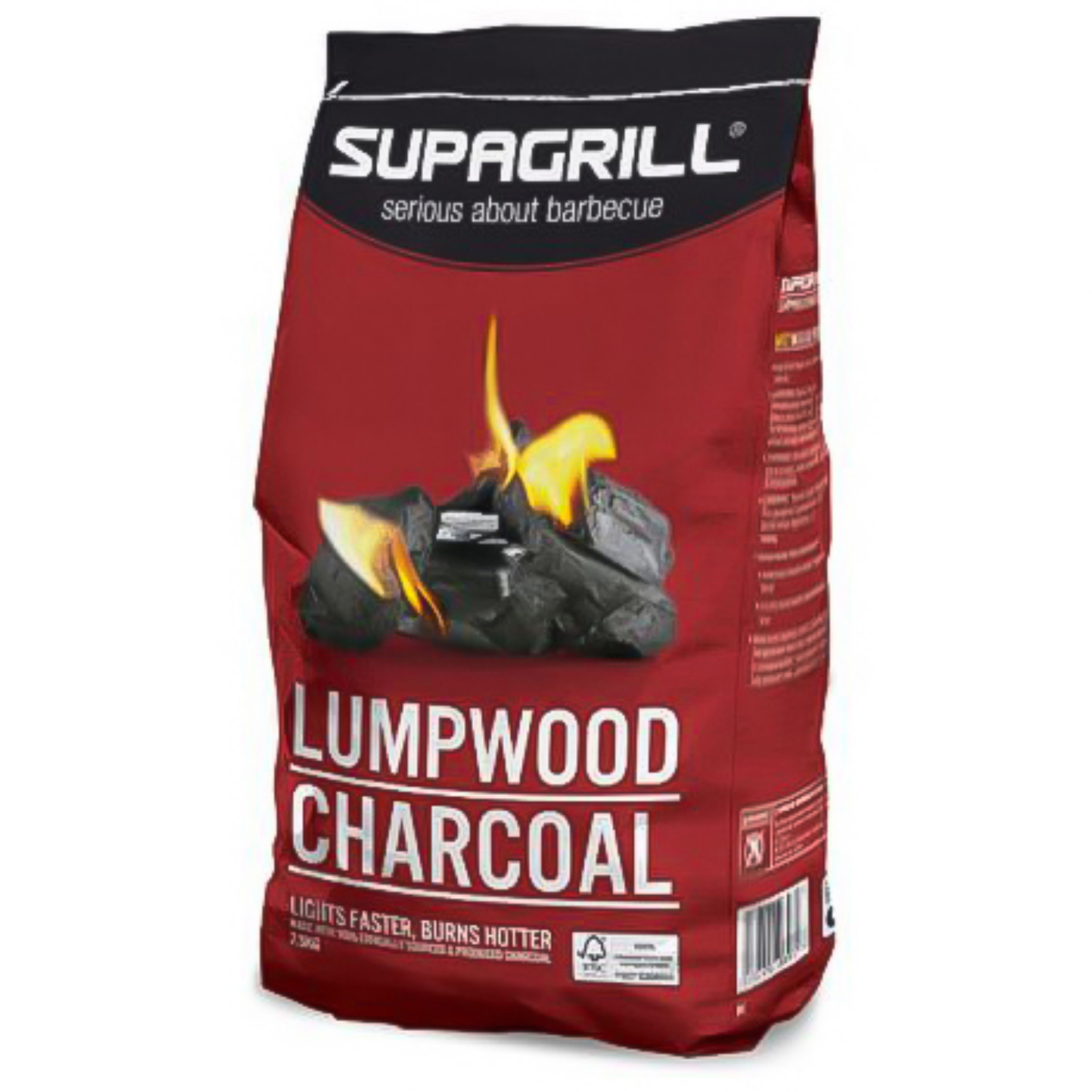 Picture of SUPAGRILL BBQ LUMPWOOD CHARCOAL - SMALL