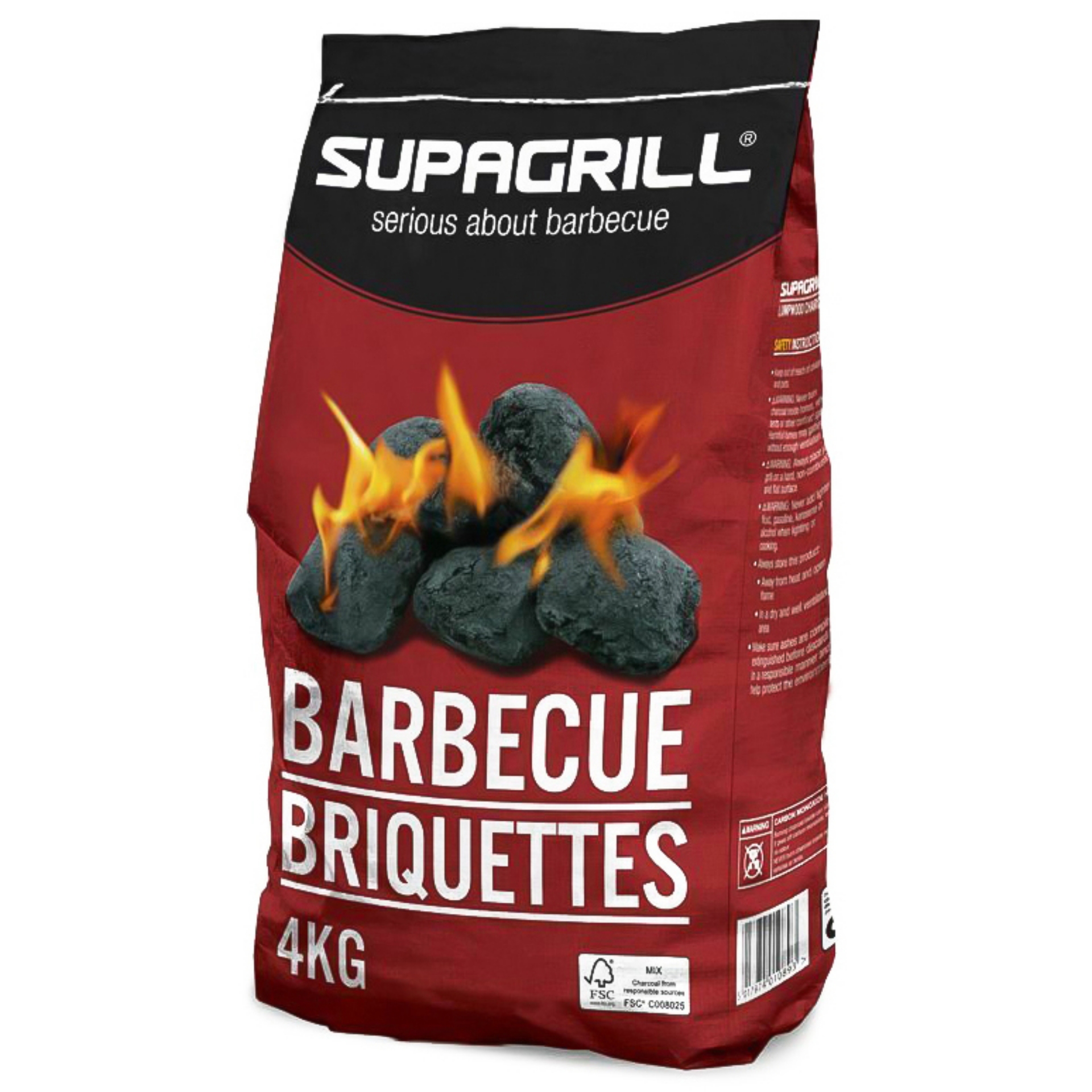 Picture of SUPAGRILL BBQ BRIQUETTE - 4kg