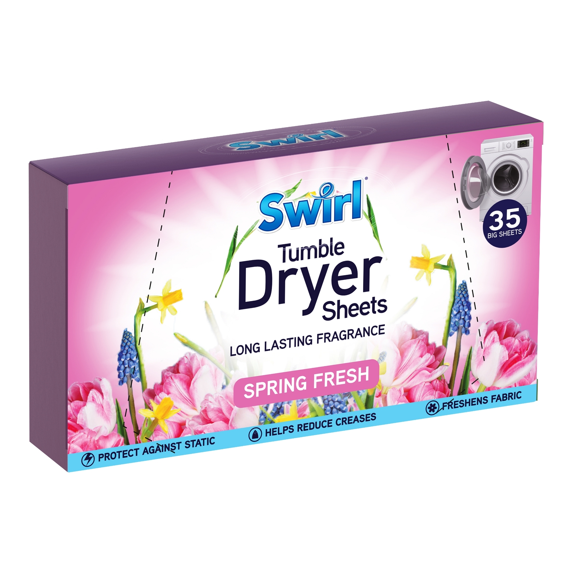 Picture of SWIRL TUMBLE DRYER SHEETS - SPRING FRESH CO:CN