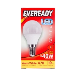 Picture of EVEREADY LED BULB - GOLF OPAL E14 470l WARM WHITE^