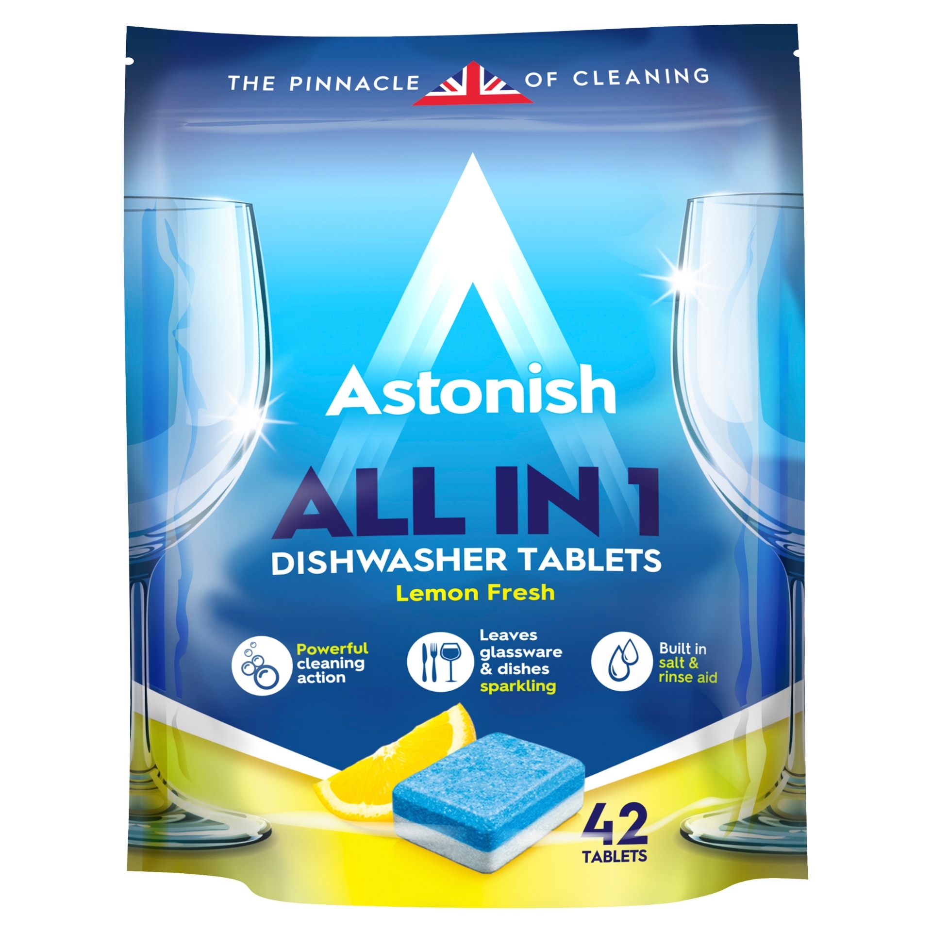 Picture of ASTONISH - ALL IN 1 DISHWASHER TABLETS LEMON^