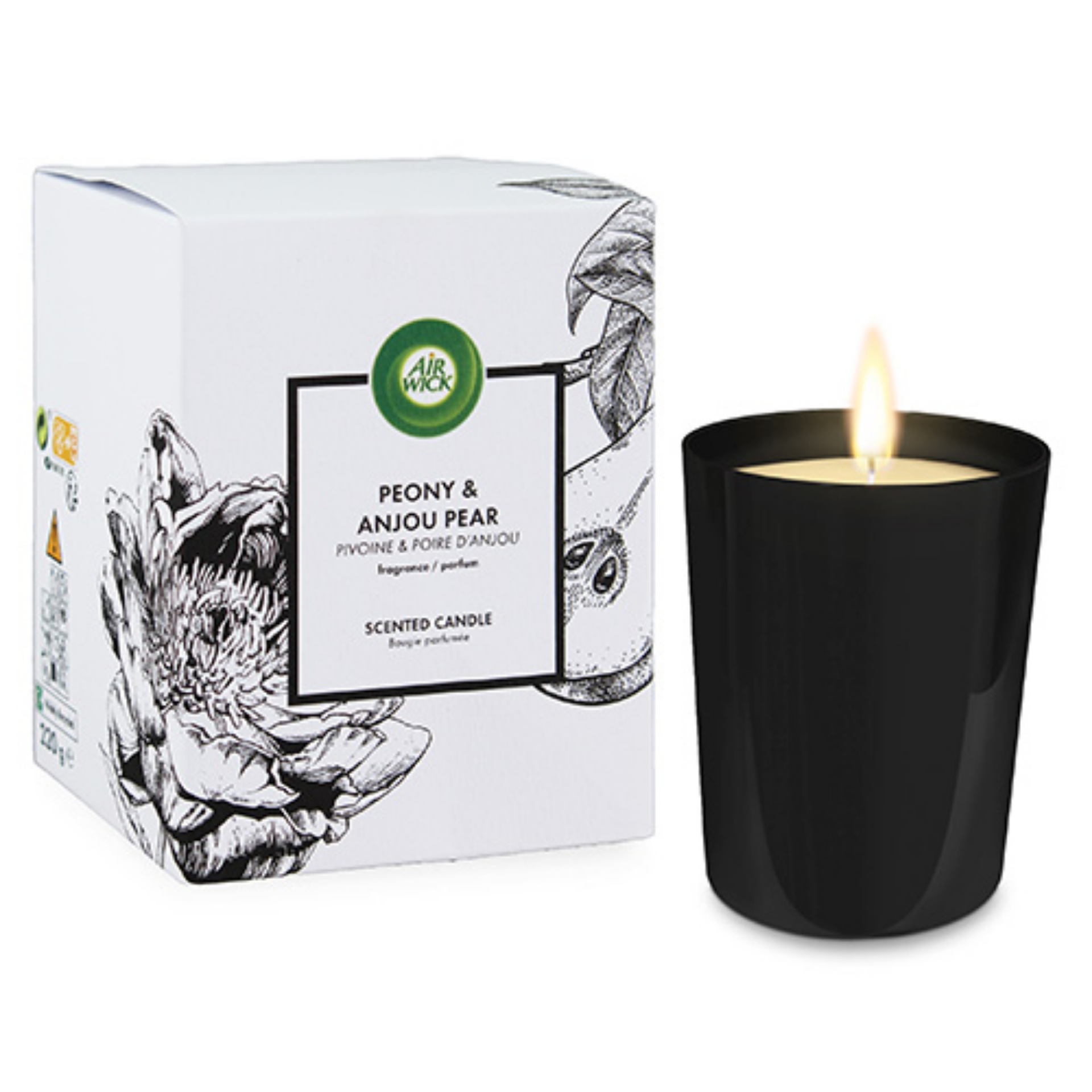 Picture of AIRWICK BOXED CANDLE - PEONY & PEAR (wsl)