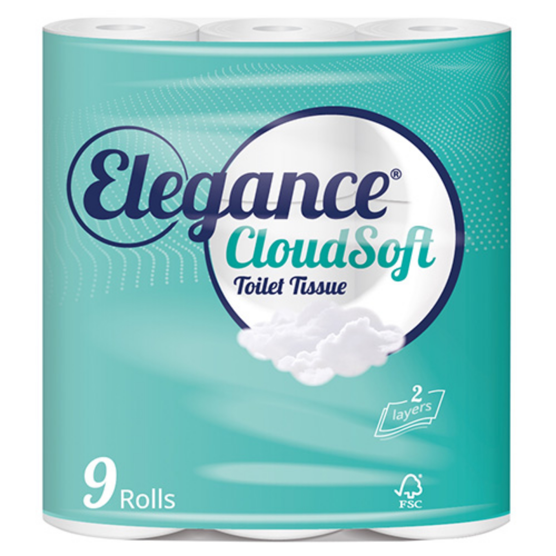Picture of ELEGANCE CLOUDSOFT TOILET TISSUE 2ply 190sht ps