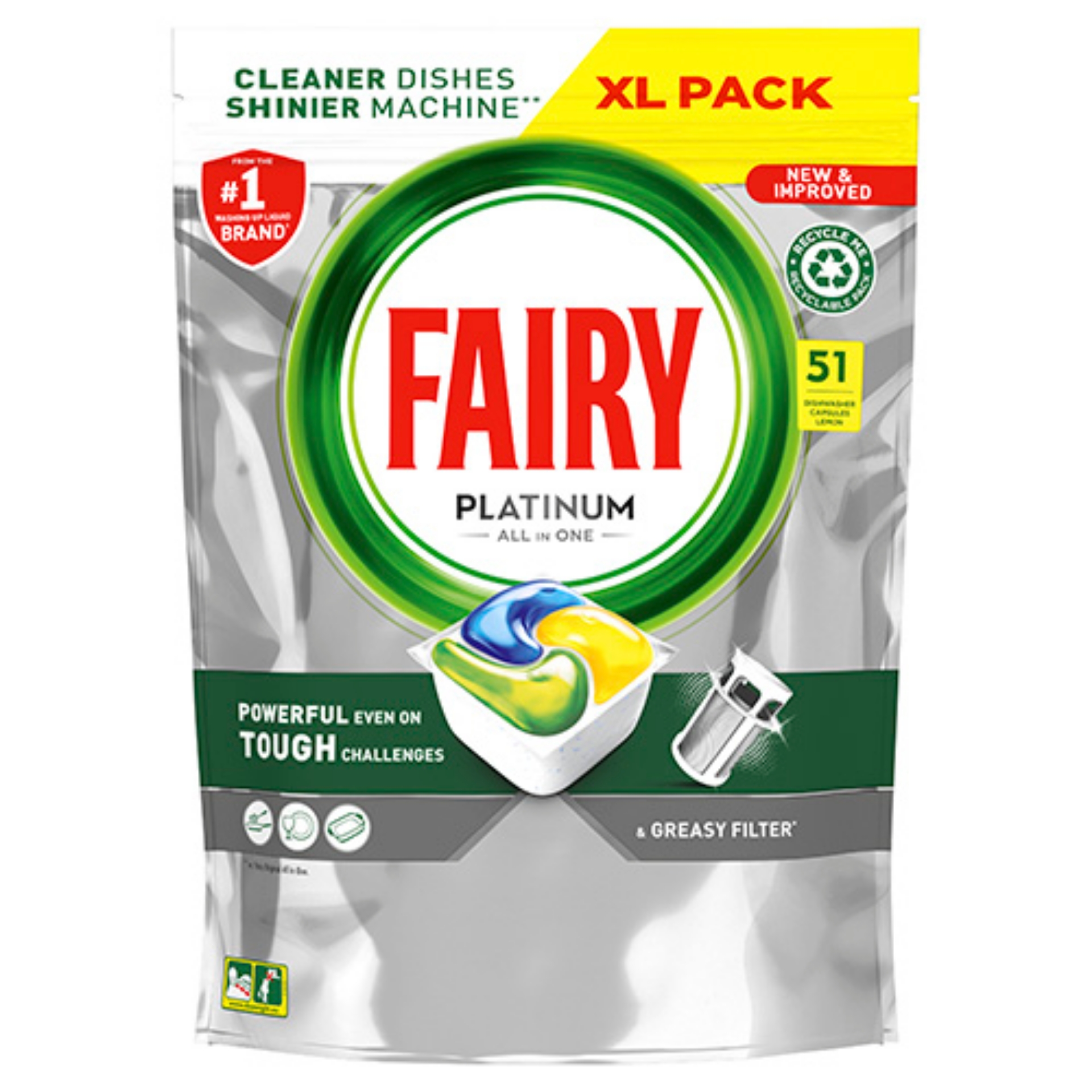 Picture of FAIRY PLAT DISHWASHER TABS - LEMON CO:BE