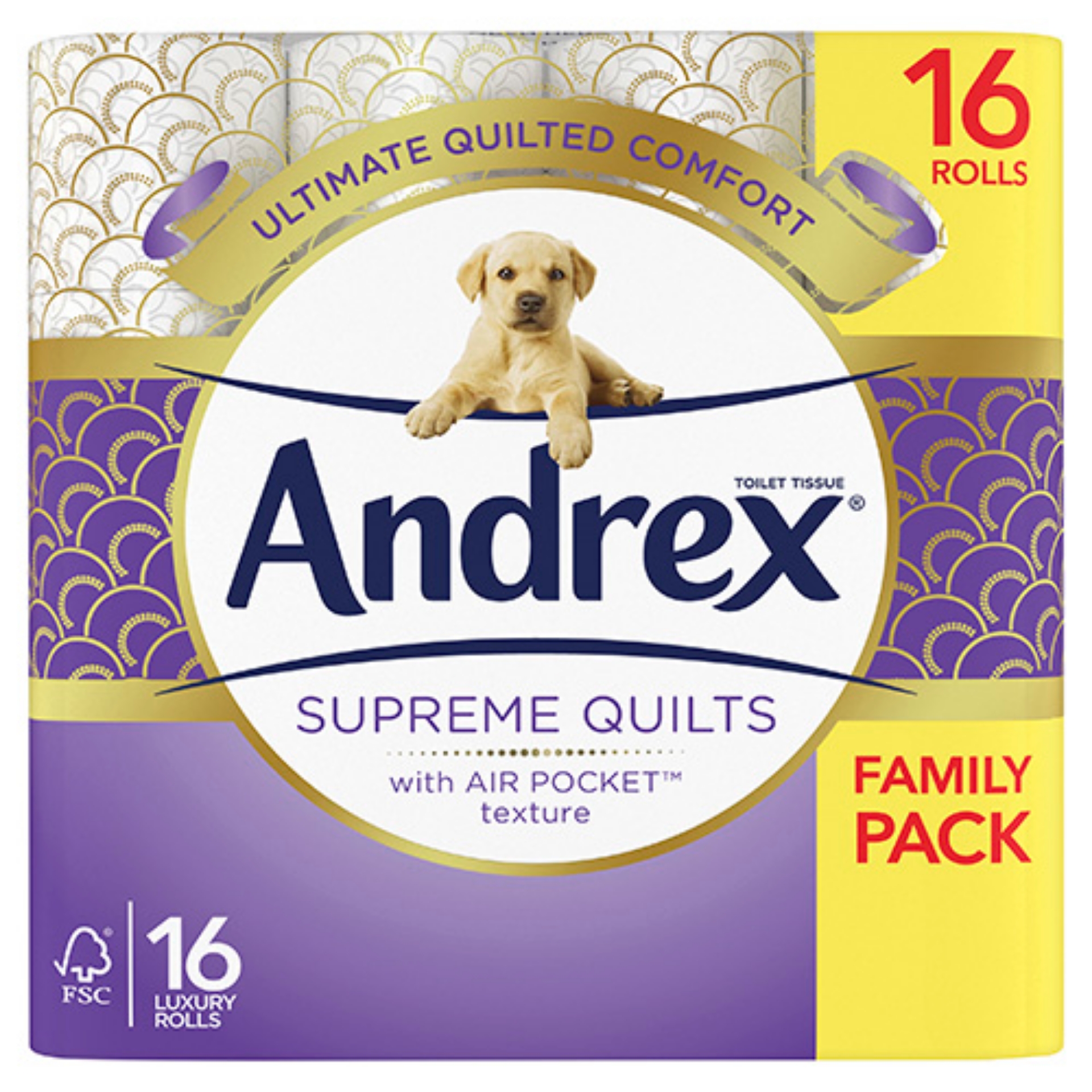 Picture of ANDREX TOILET ROLL - SUPREME QUILTS 3ply 155sht